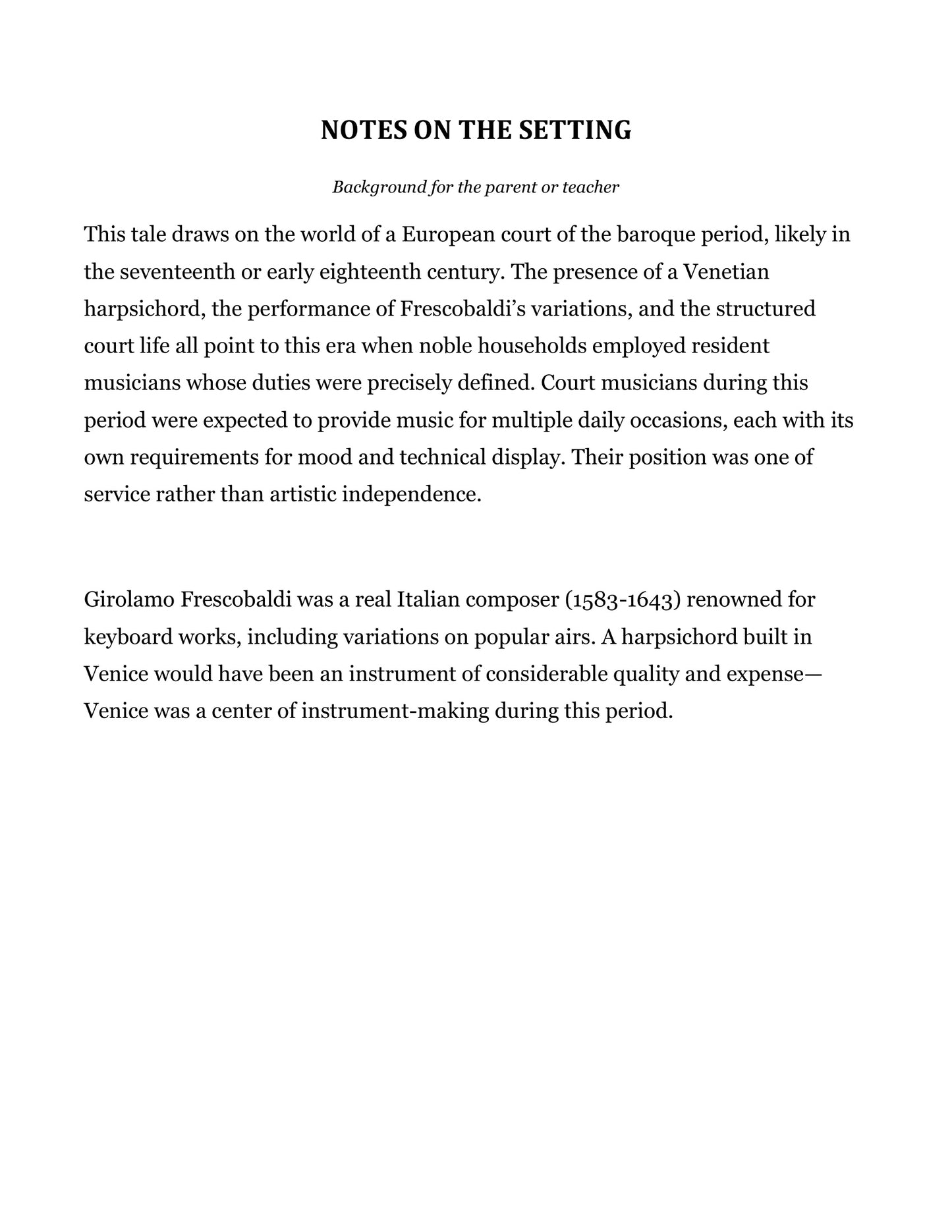 The Practice Chamber and Other Fairy Tales | Grade 5 Classical Literature Packet | Cornerstone Academics