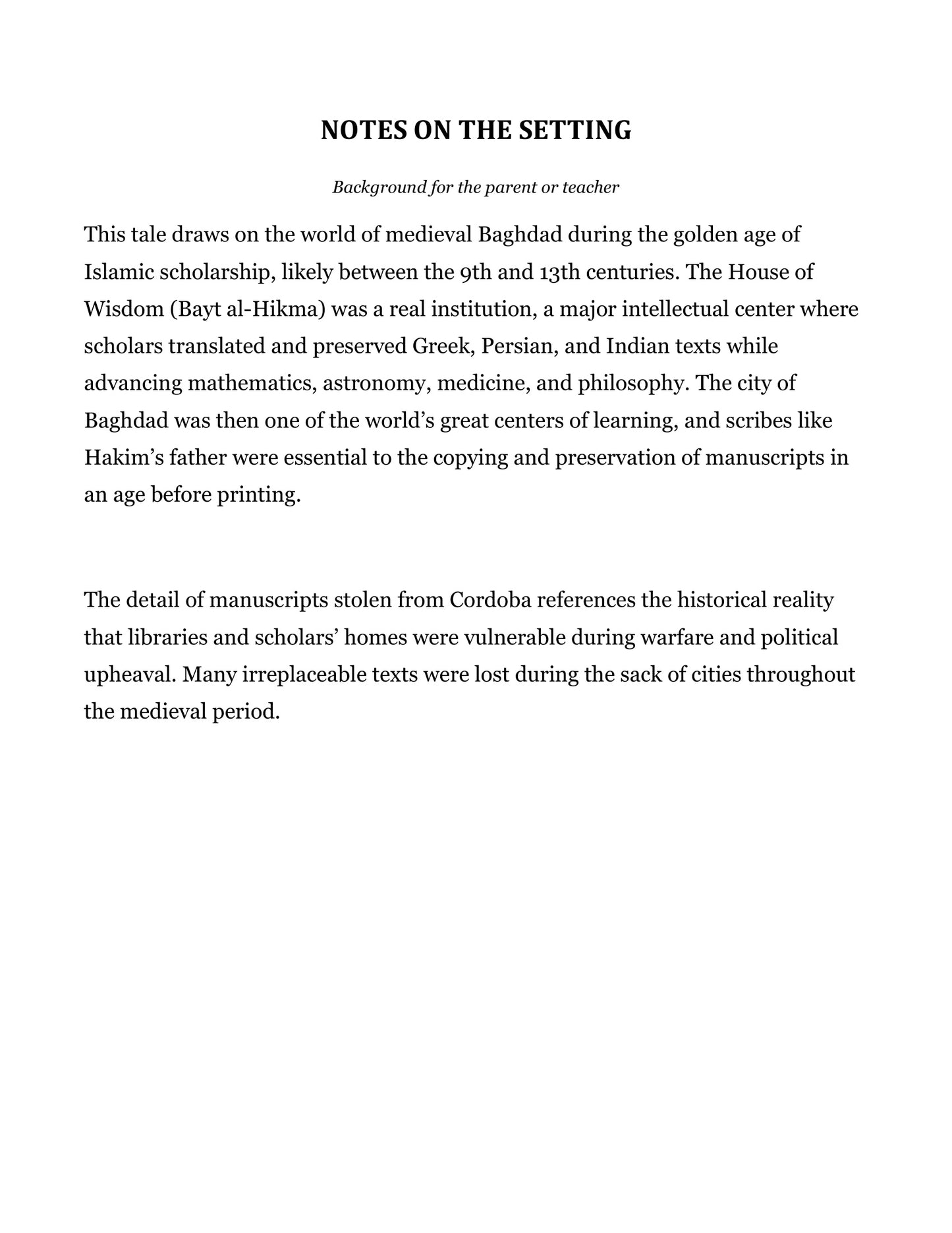 The Manuscript of Night and Other Fairy Tales | Grade 5 Classical Literature Packet | Cornerstone Academics