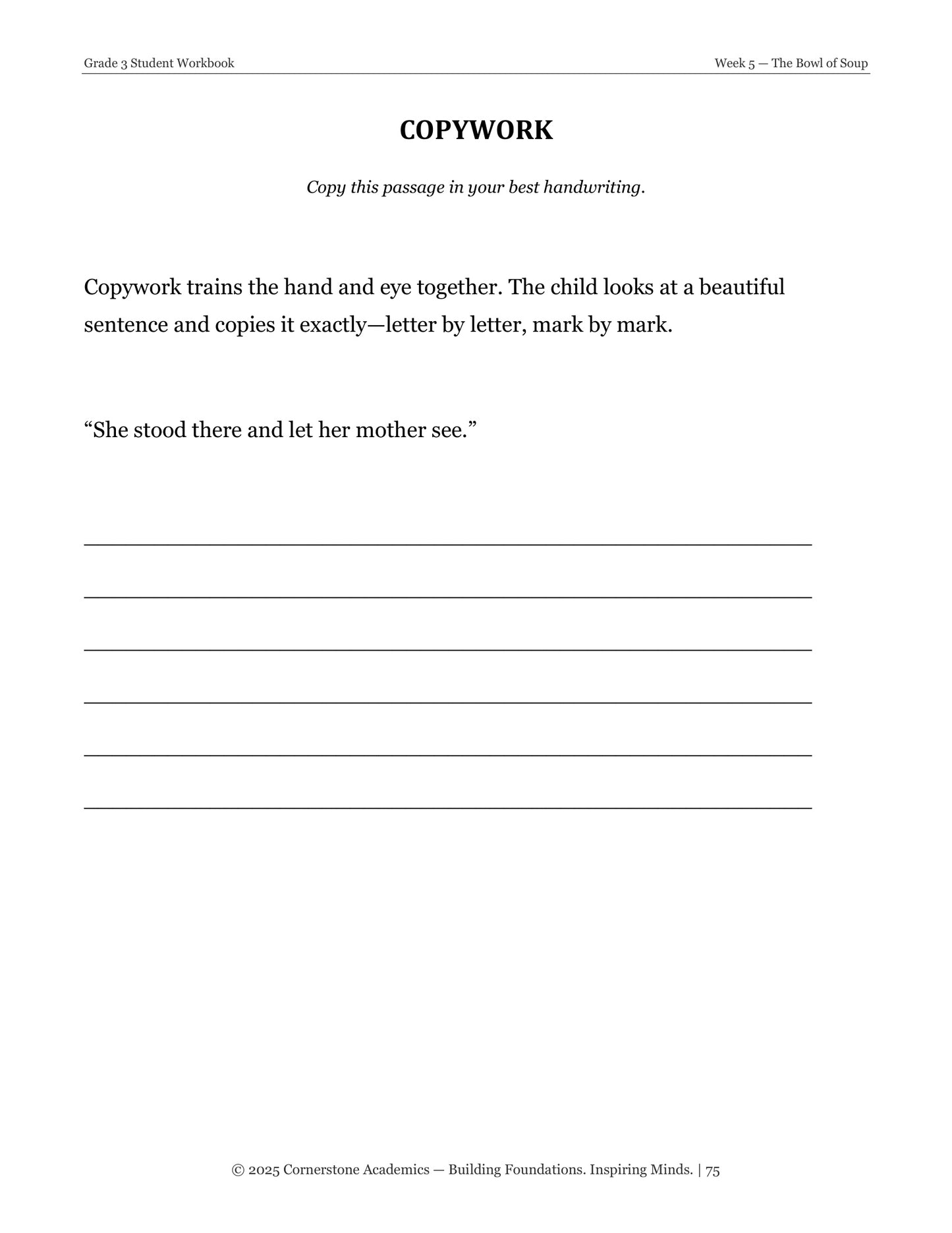 Vanguard Literature Grade 3 — Student Workbook Set | Cornerstone Academics