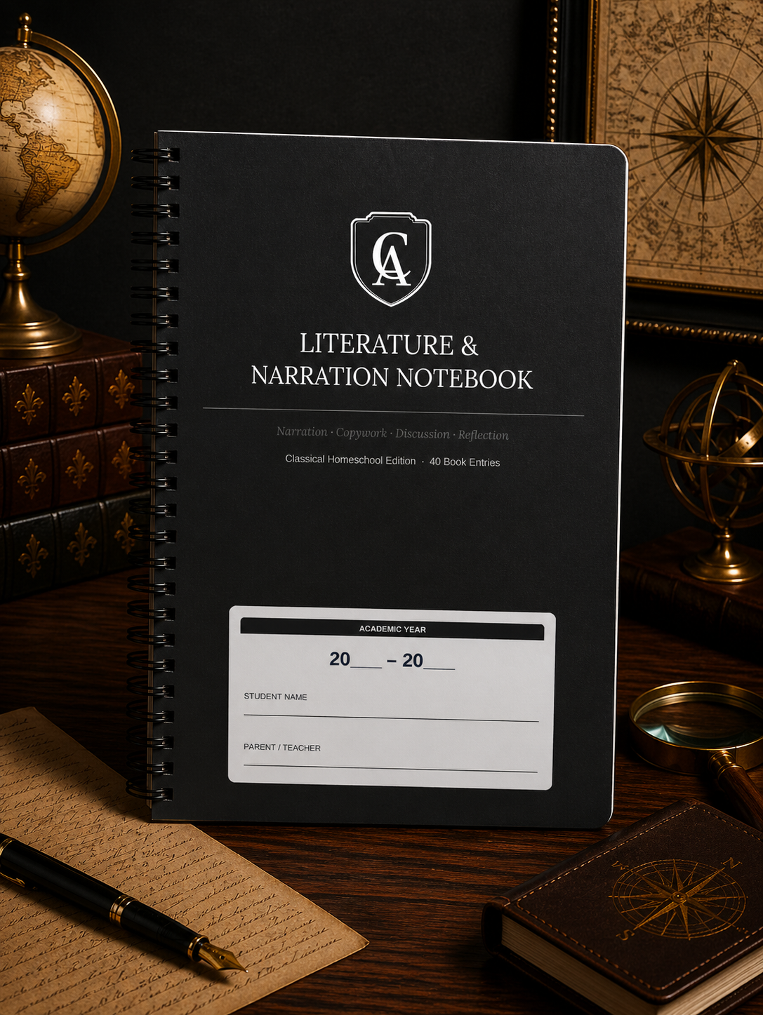Cornerstone Academics Literature & Narration Notebook – Classical Homeschool Edition