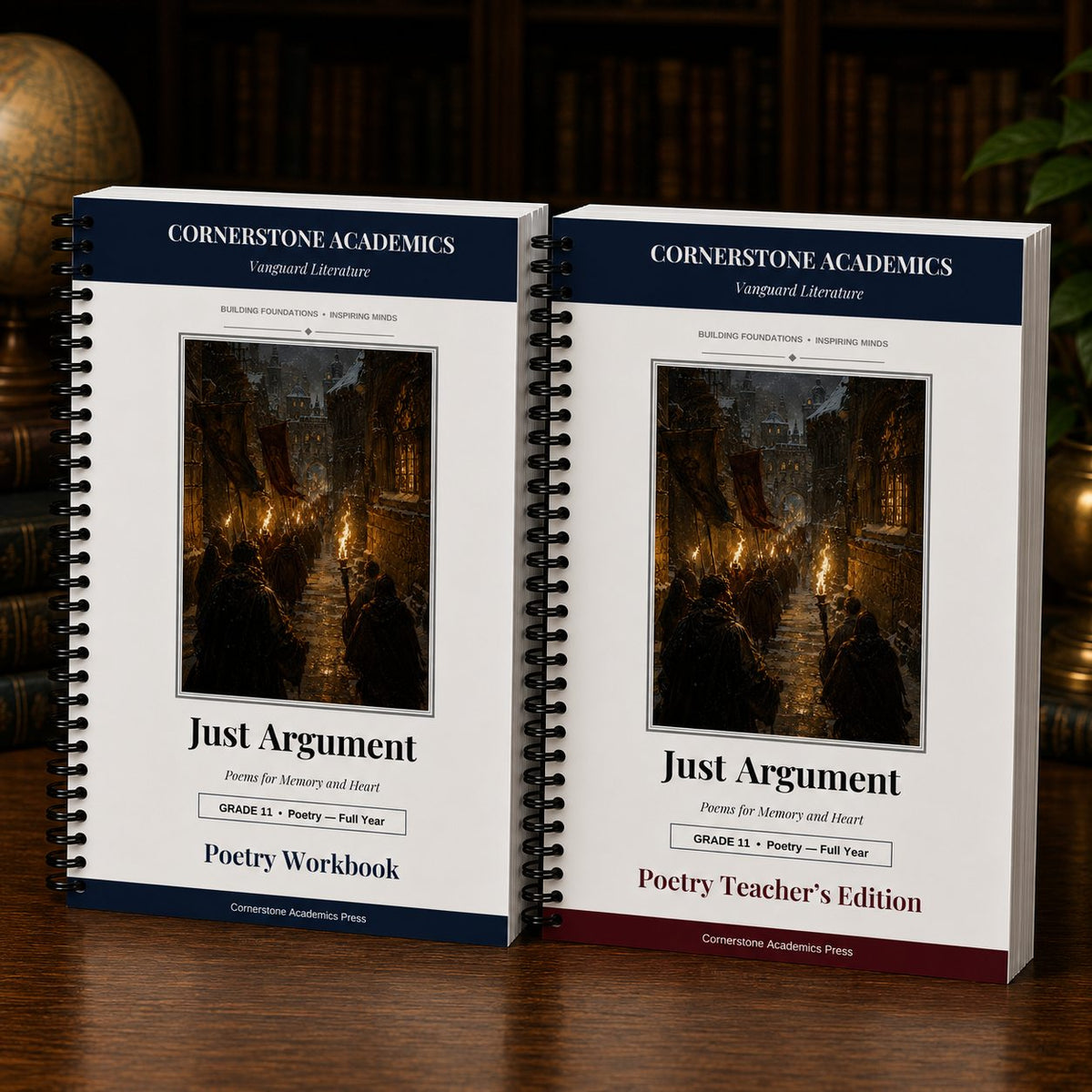 Front cover of Grade 11 Literature Poetry Companion Set, a Grade 11 homeschool curriculum from Cornerstone Academics