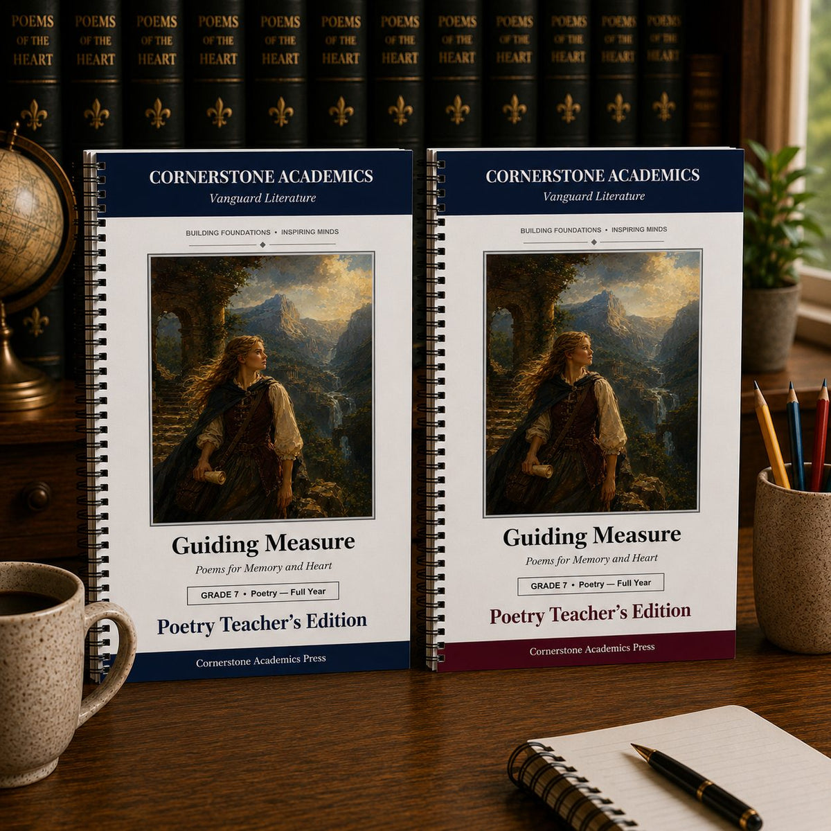 Front cover of Grade 7 Literature Poetry Companion Set, a Grade 7 homeschool curriculum from Cornerstone Academics