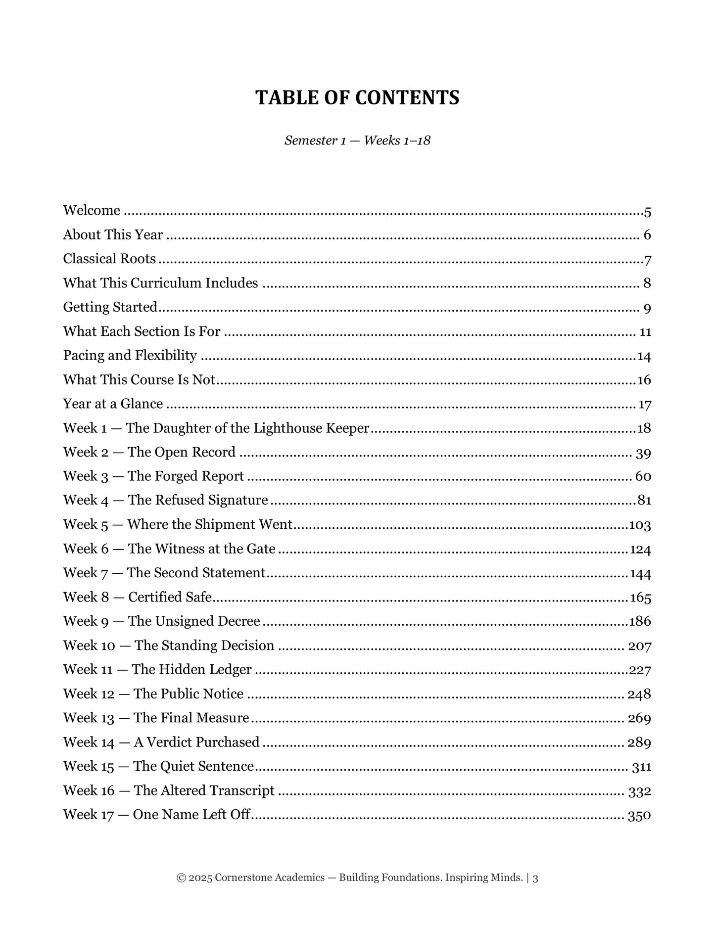 Teacher's Edition Set