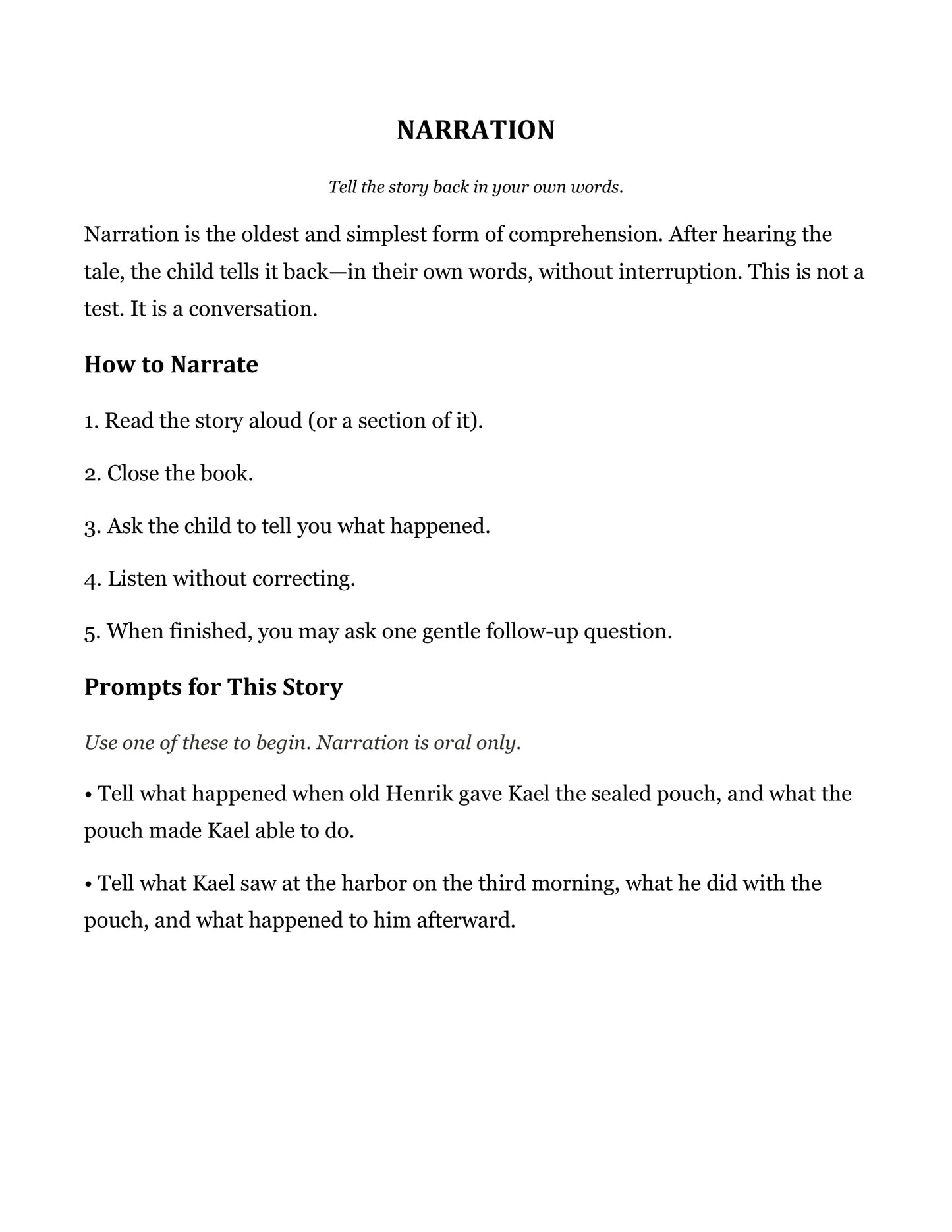 The Wind in the Pouch and Other Fairy Tales | Grade 3 Classical Literature Packet | Cornerstone Academics