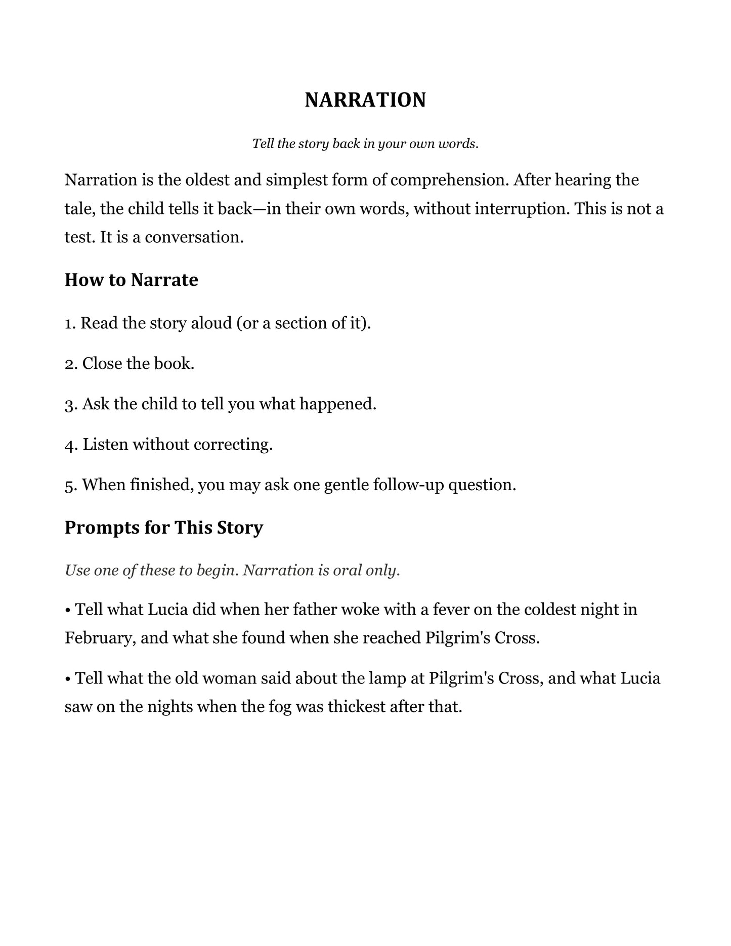 The Lamp at Pilgrim's Cross and Other Fairy Tales | Grade 3 Classical Literature Packet | Cornerstone Academics