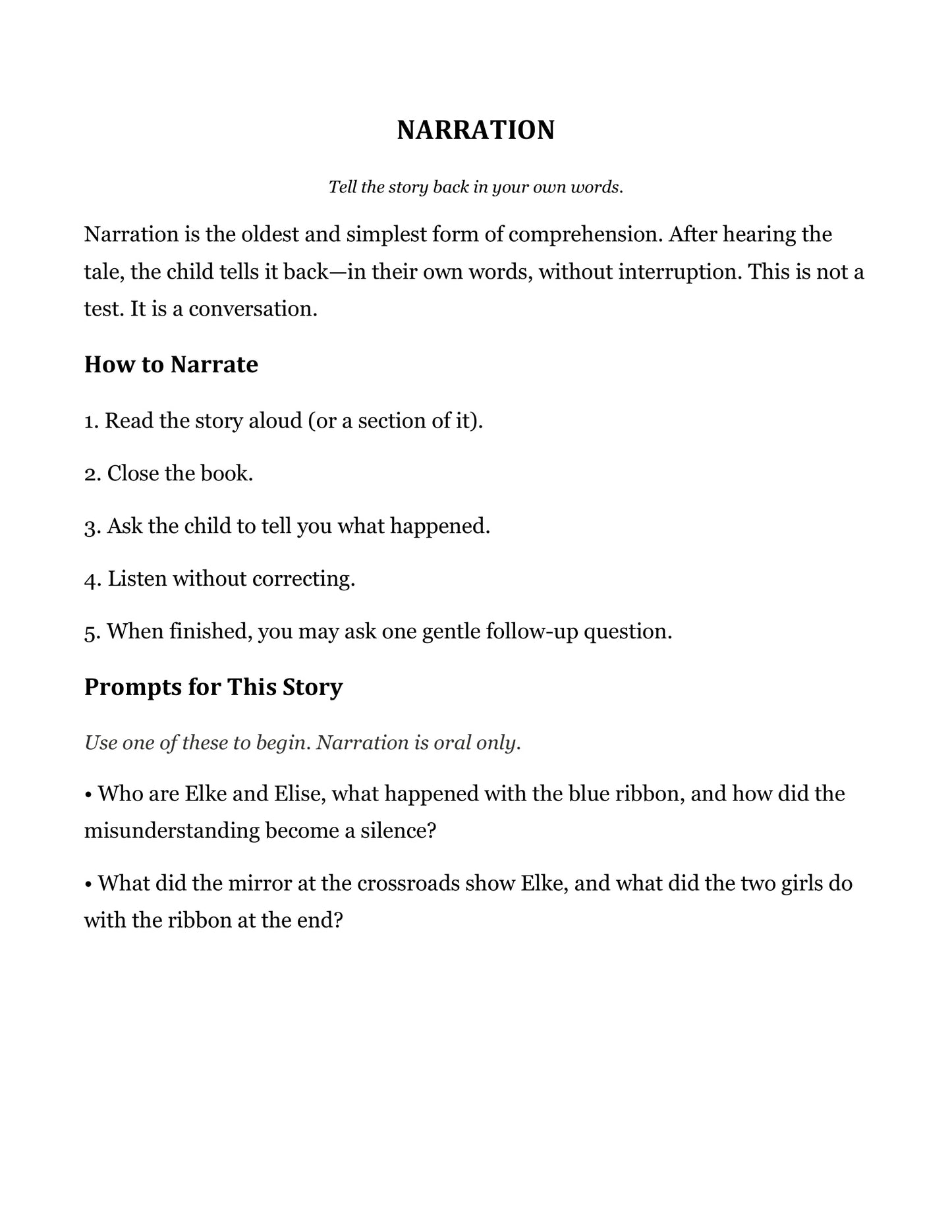 The Mirror at the Crossroads and Other Fairy Tales | Grade 3 Classical Literature Packet | Cornerstone Academics