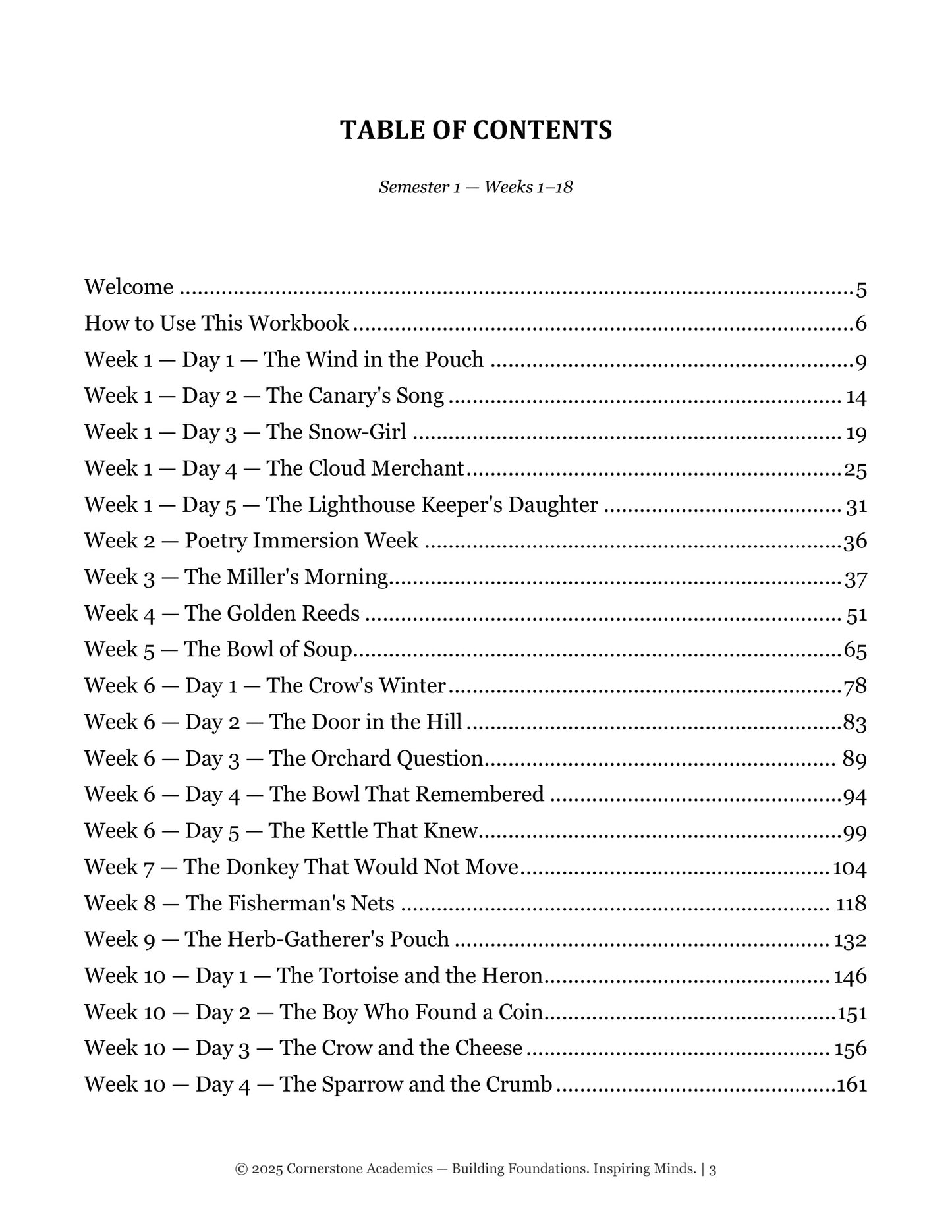 Vanguard Literature Grade 3 — Student Workbook Set | Cornerstone Academics