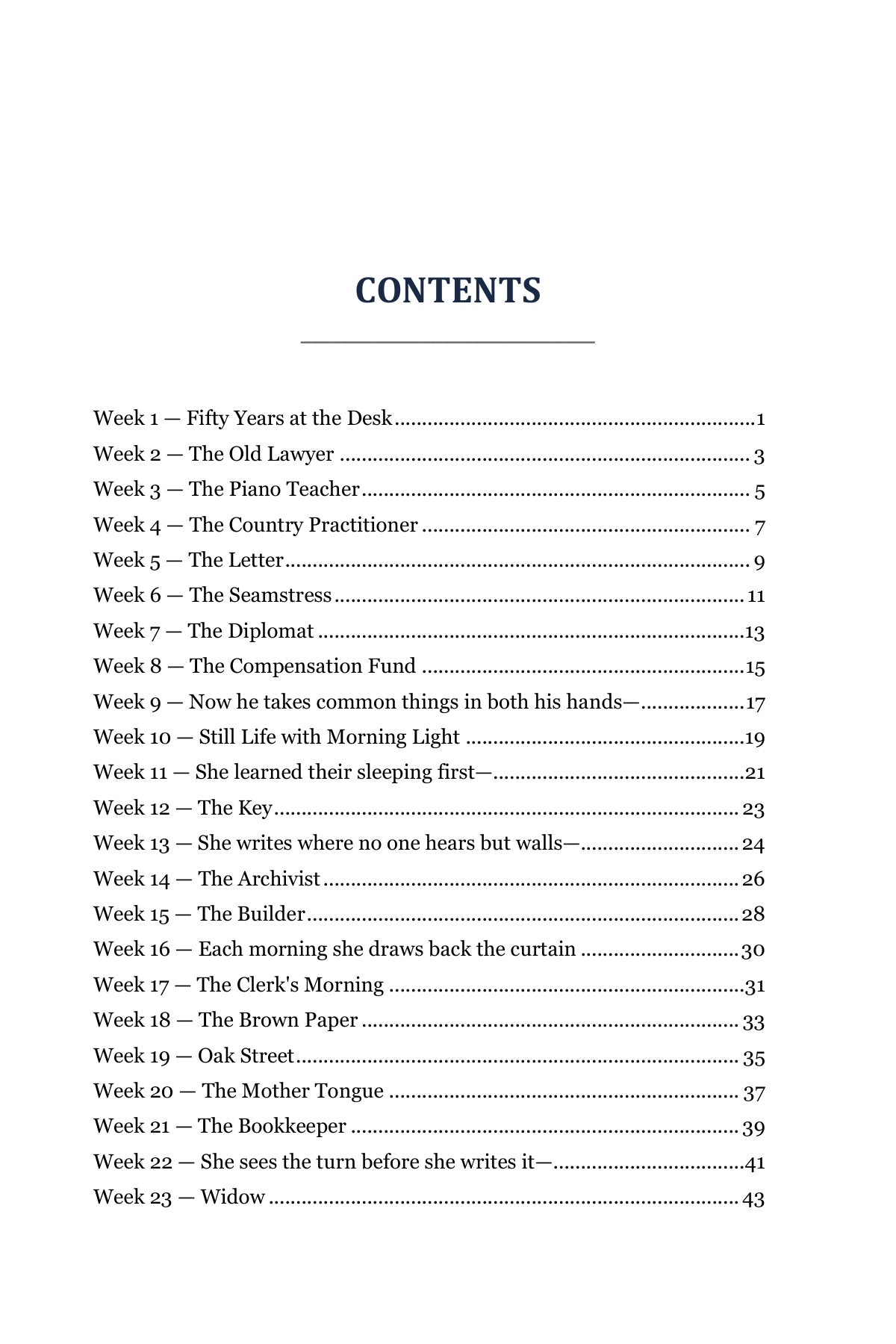 Poetry Anthology