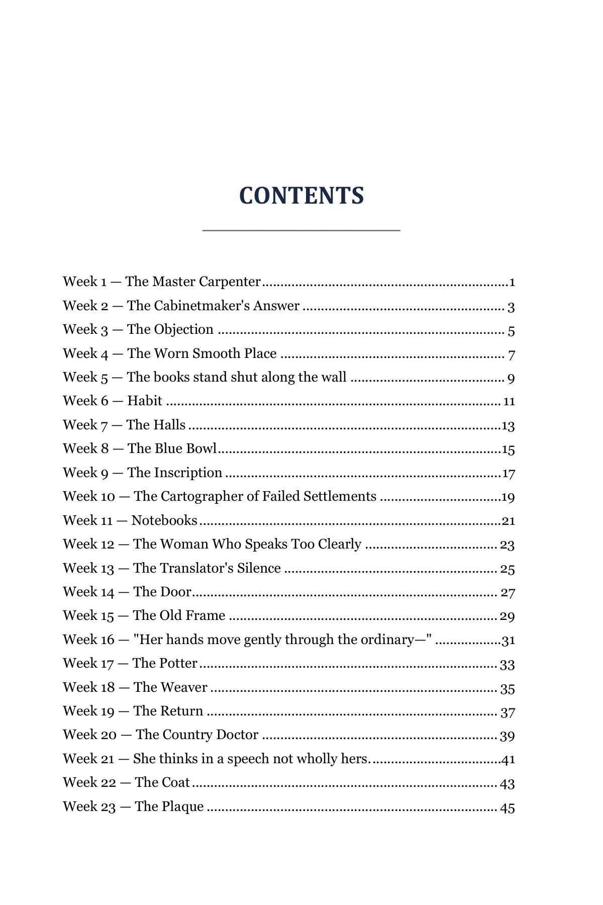Poetry Anthology