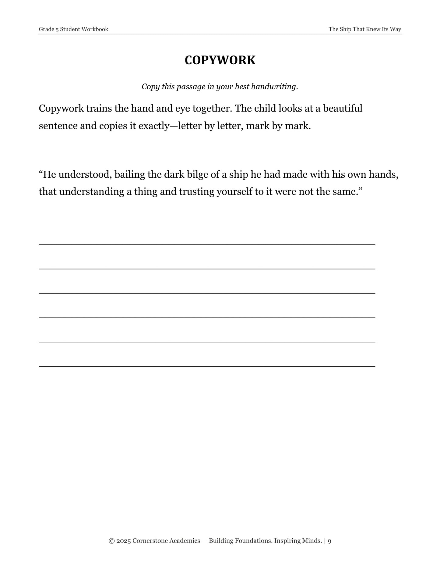 The New Road and Other Fairy Tales | Grade 5 Classical Literature Packet | Cornerstone Academics