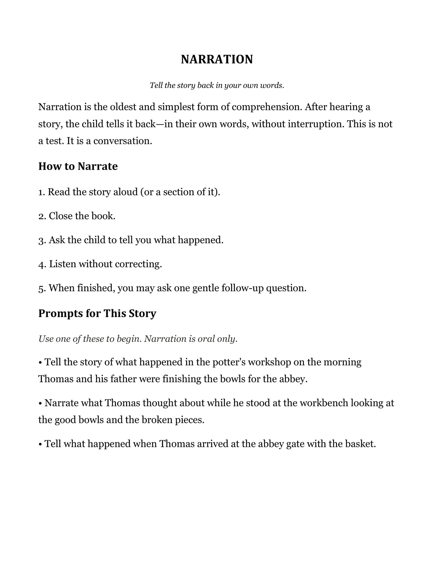 The Clay Bowl | Grade 3 Classical Literature Packet | Cornerstone Academics