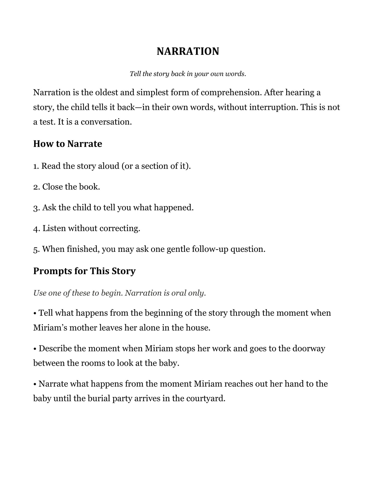 The Linen Keeper | Grade 5 Classical Literature Packet | Cornerstone Academics