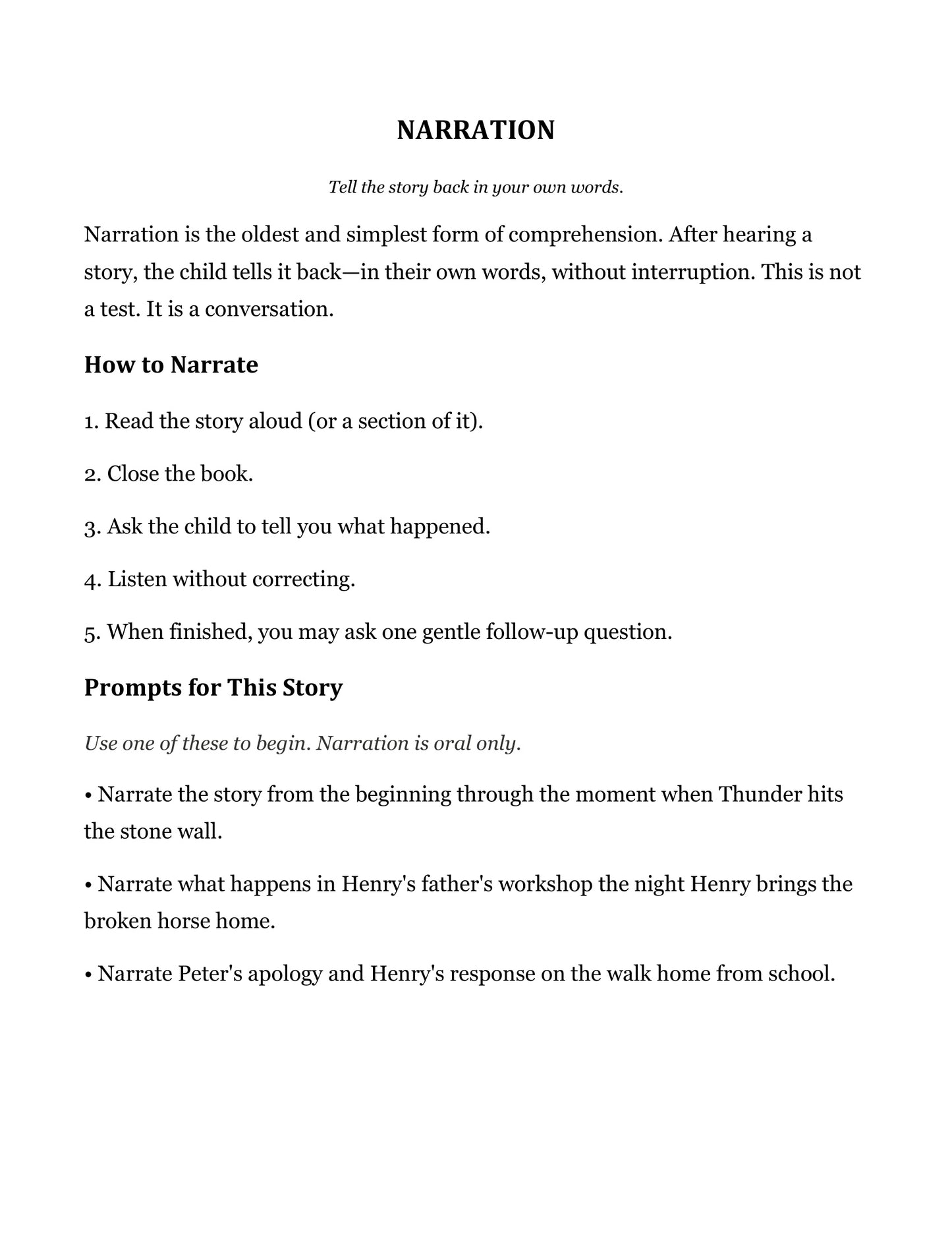 The Wooden Horse | Grade 3 Classical Literature Packet | Cornerstone Academics