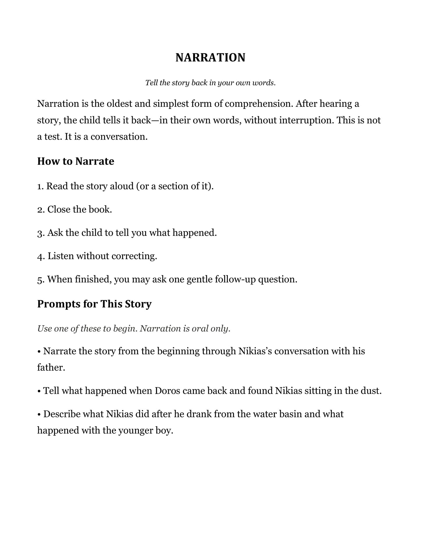 The Race He Did Not Win | Grade 4 Classical Literature Packet | Cornerstone Academics