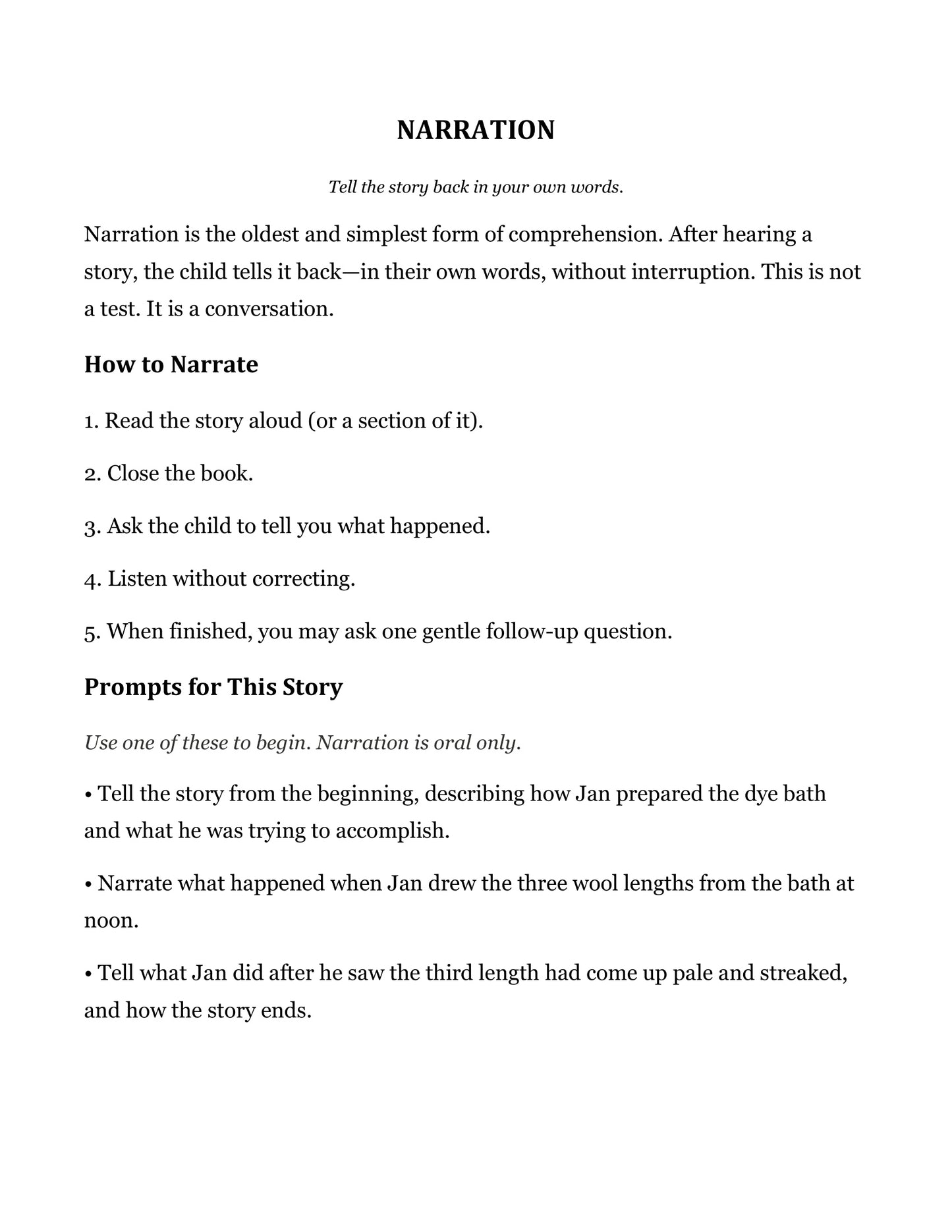 The Dyer's Son | Grade 3 Classical Literature Packet | Cornerstone Academics