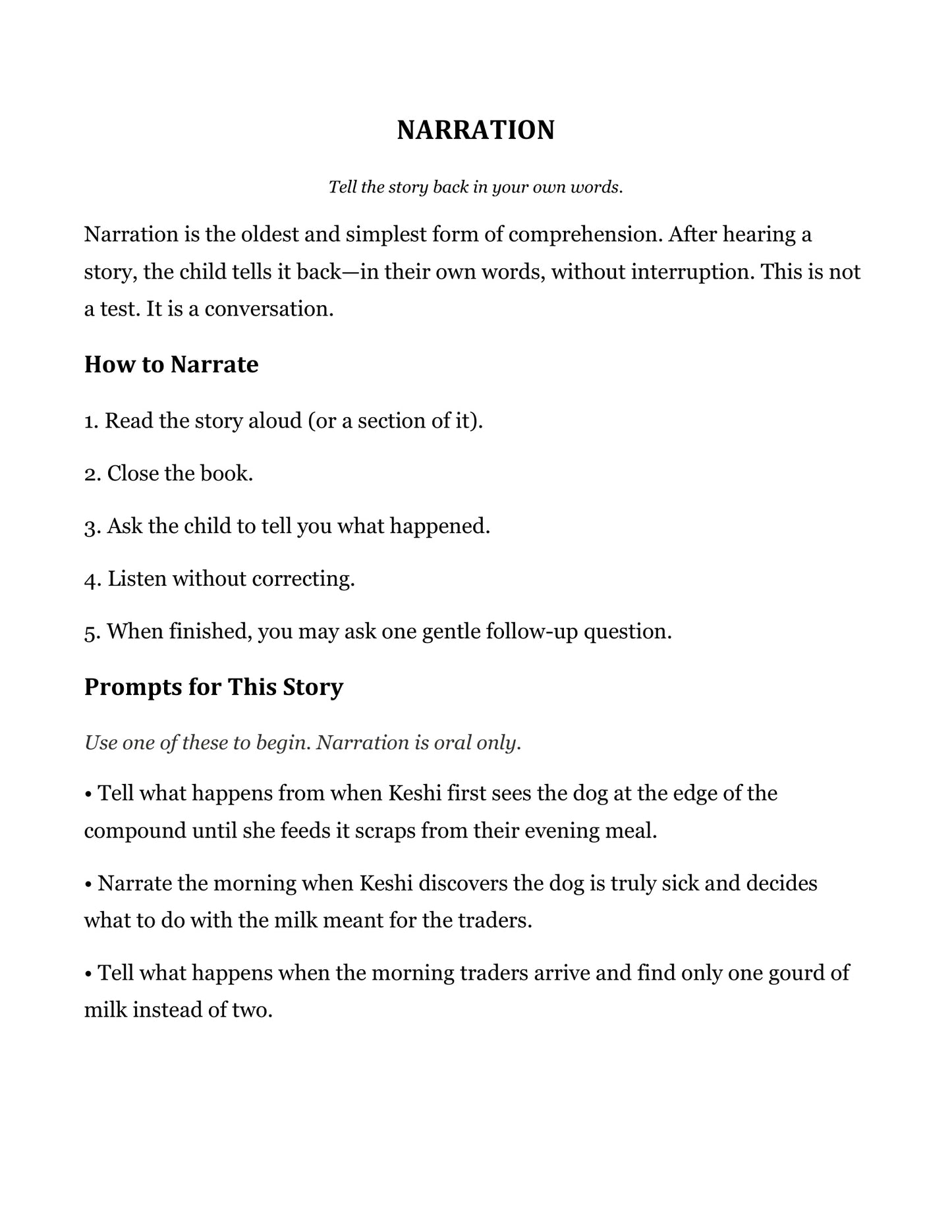The Dog That Followed Her Home | Grade 5 Classical Literature Packet | Cornerstone Academics
