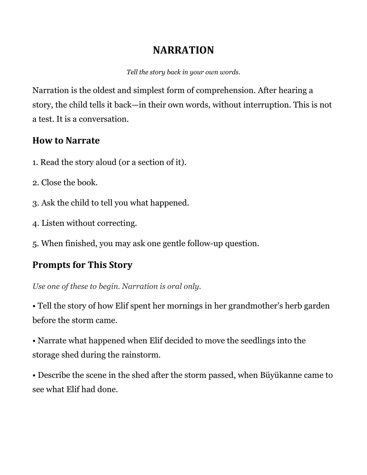 The Herb Garden in the Rain | Grade 5 Classical Literature Packet | Cornerstone Academics