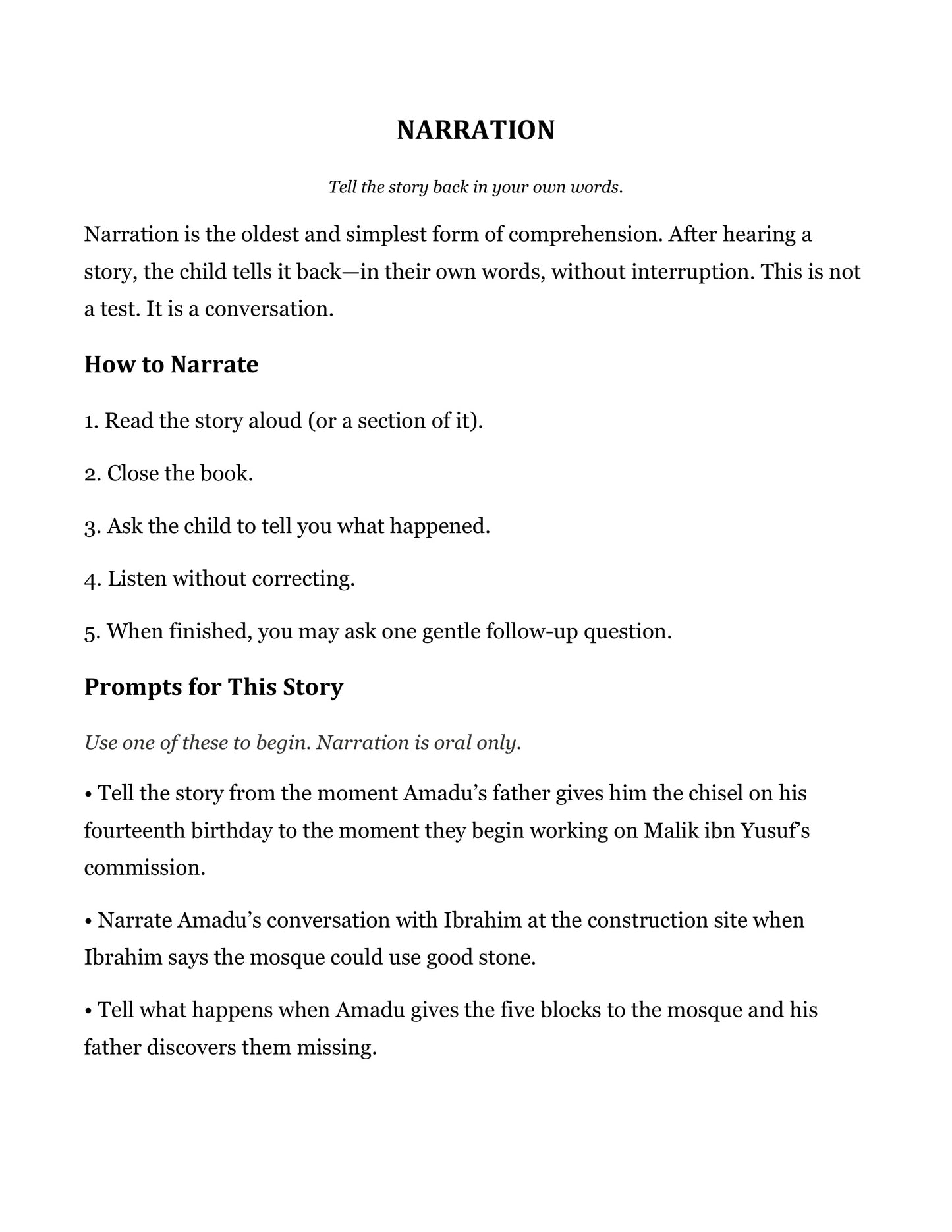 The Stone-Giver | Grade 5 Classical Literature Packet | Cornerstone Academics