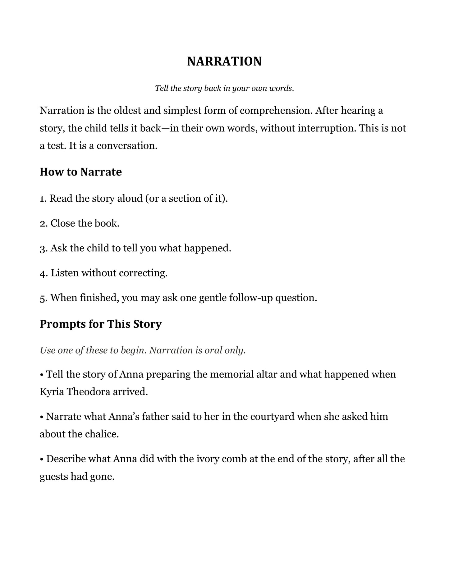 The Chalice and the Comb | Grade 4 Classical Literature Packet | Cornerstone Academics