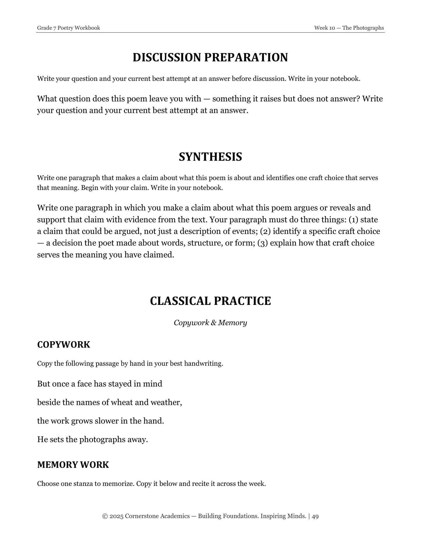 Vanguard Literature Grade 7 — Full-Year Curriculum Bundle, Illustrated Edition | Cornerstone Academics
