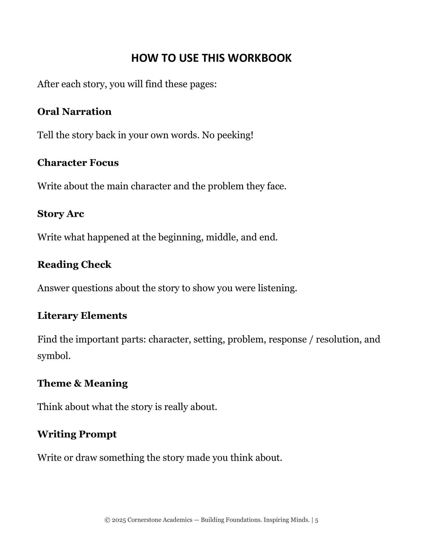 Vanguard Literature Grade 5 — Full-Year Curriculum Bundle, Standard Edition | Cornerstone Academics