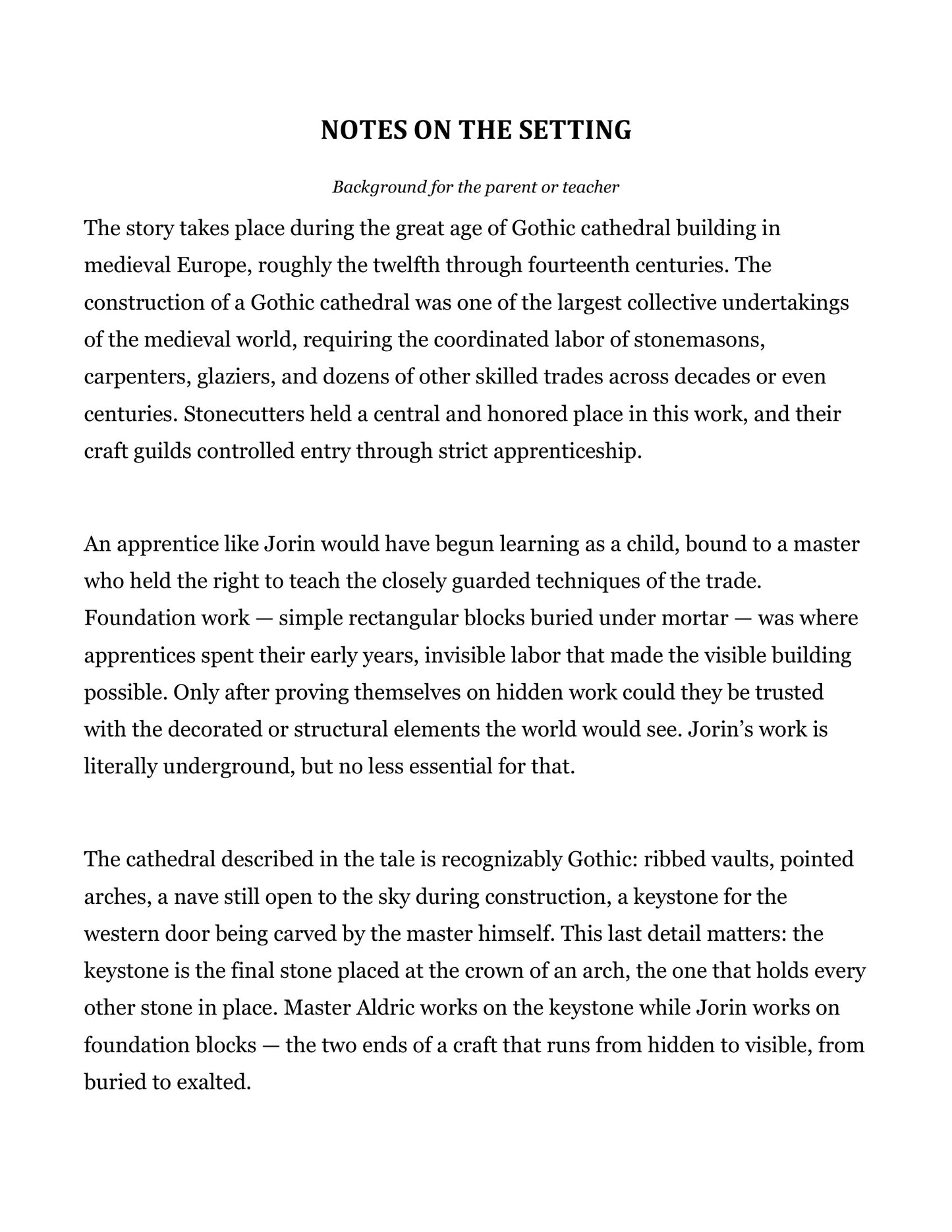 The Singing Stone and Other Fairy Tales | Grade 5 Classical Literature Packet | Cornerstone Academics