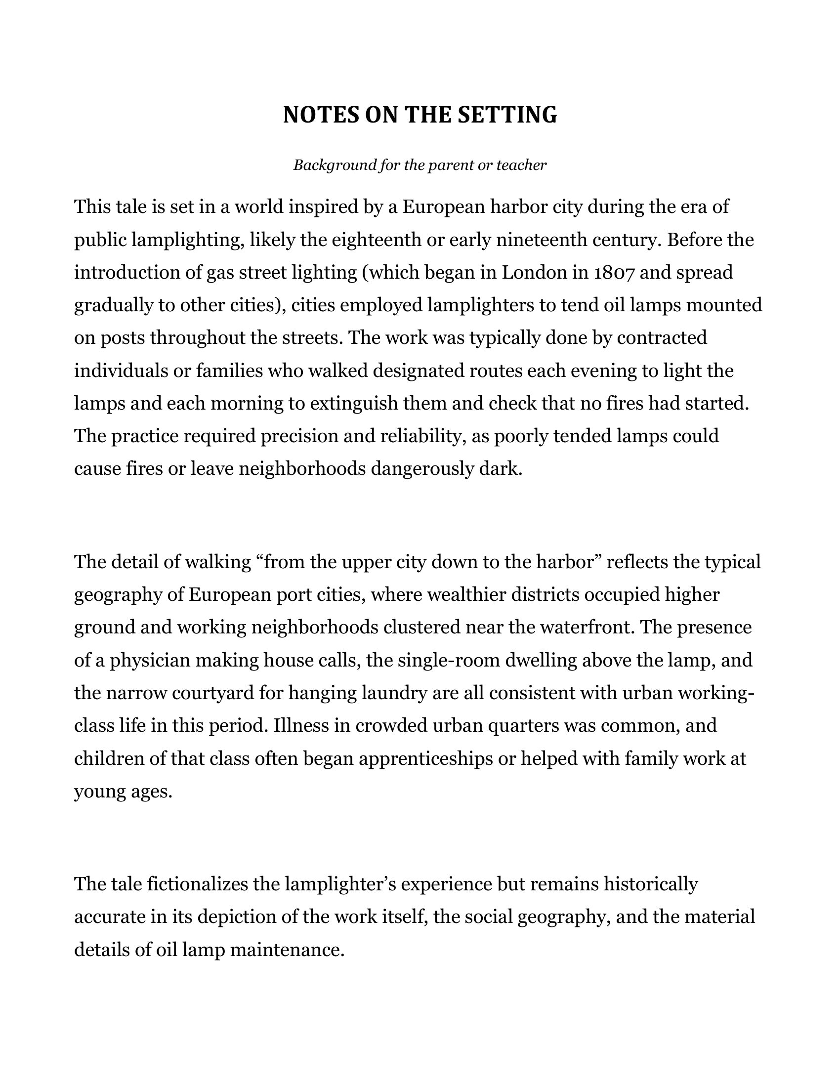 Sample page 4 from The Lamp That Would Not Die and Other Fairy Tales, Grade 4 literature packet
