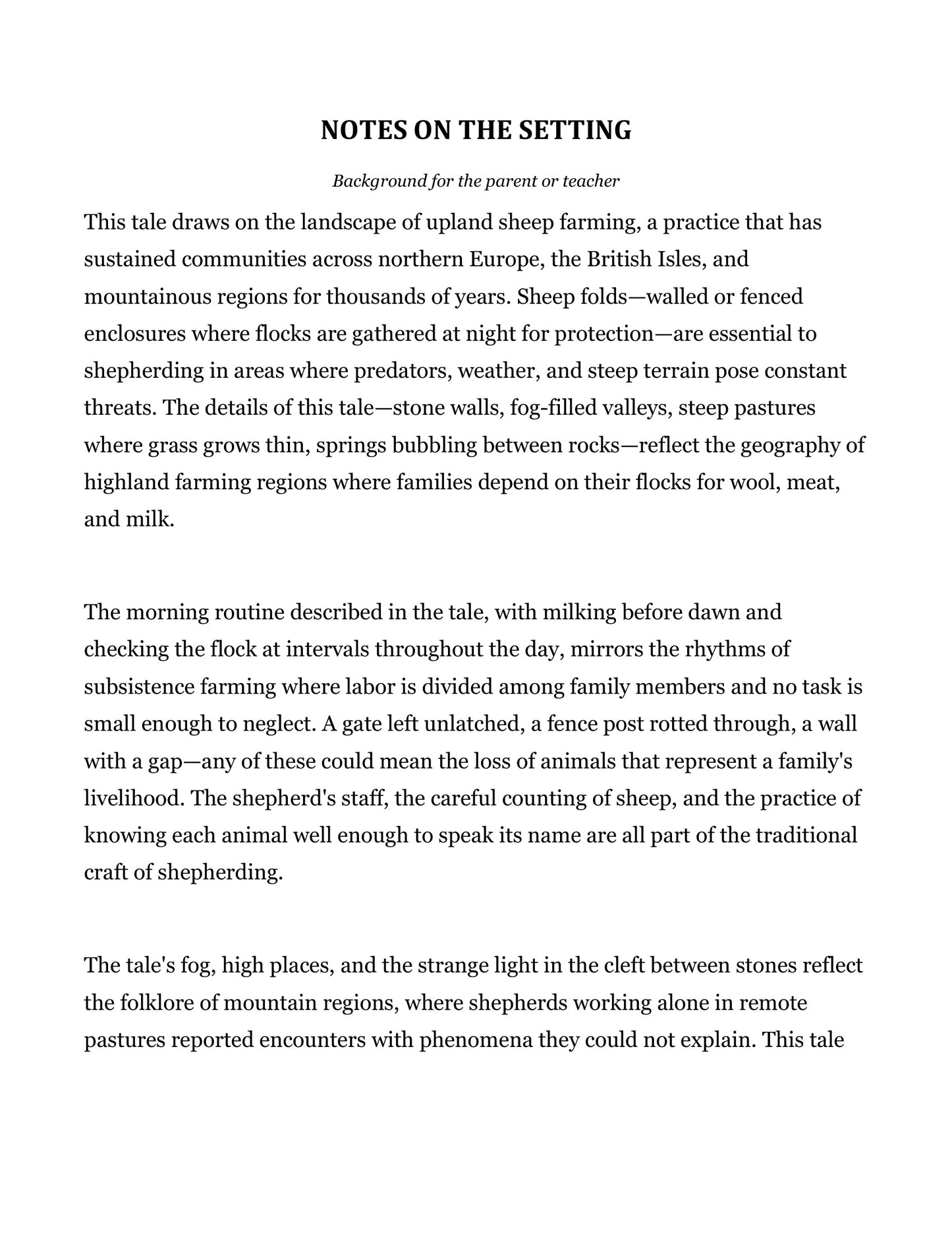 The Gate That Would Not Hold and Other Fairy Tales | Grade 3 Classical Literature Packet | Cornerstone Academics