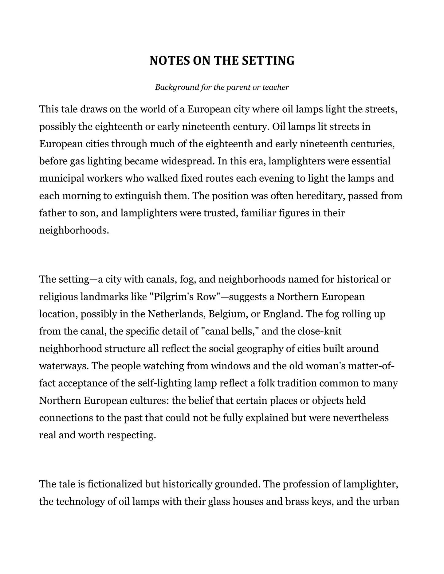 The Lamp at Pilgrim's Cross and Other Fairy Tales | Grade 3 Classical Literature Packet | Cornerstone Academics