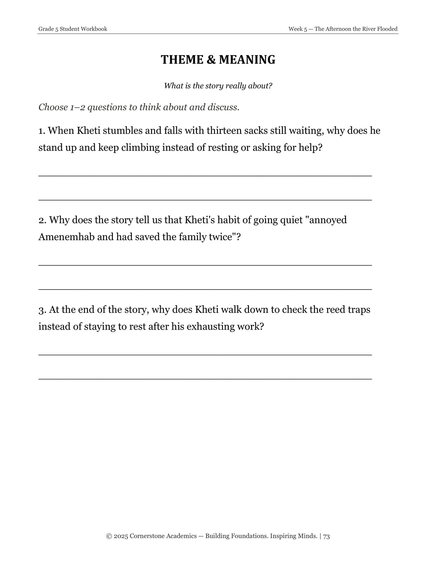 Vanguard Literature Grade 5 — Full-Year Curriculum Bundle, Illustrated Edition | Cornerstone Academics