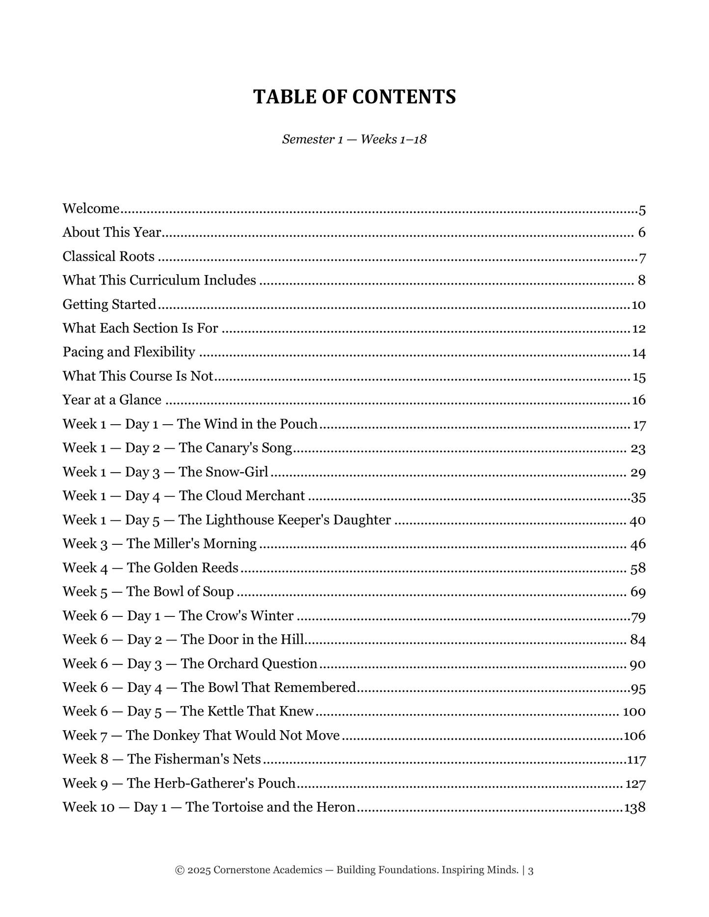 Vanguard Literature Grade 3 — Teacher's Edition Set | Cornerstone Academics