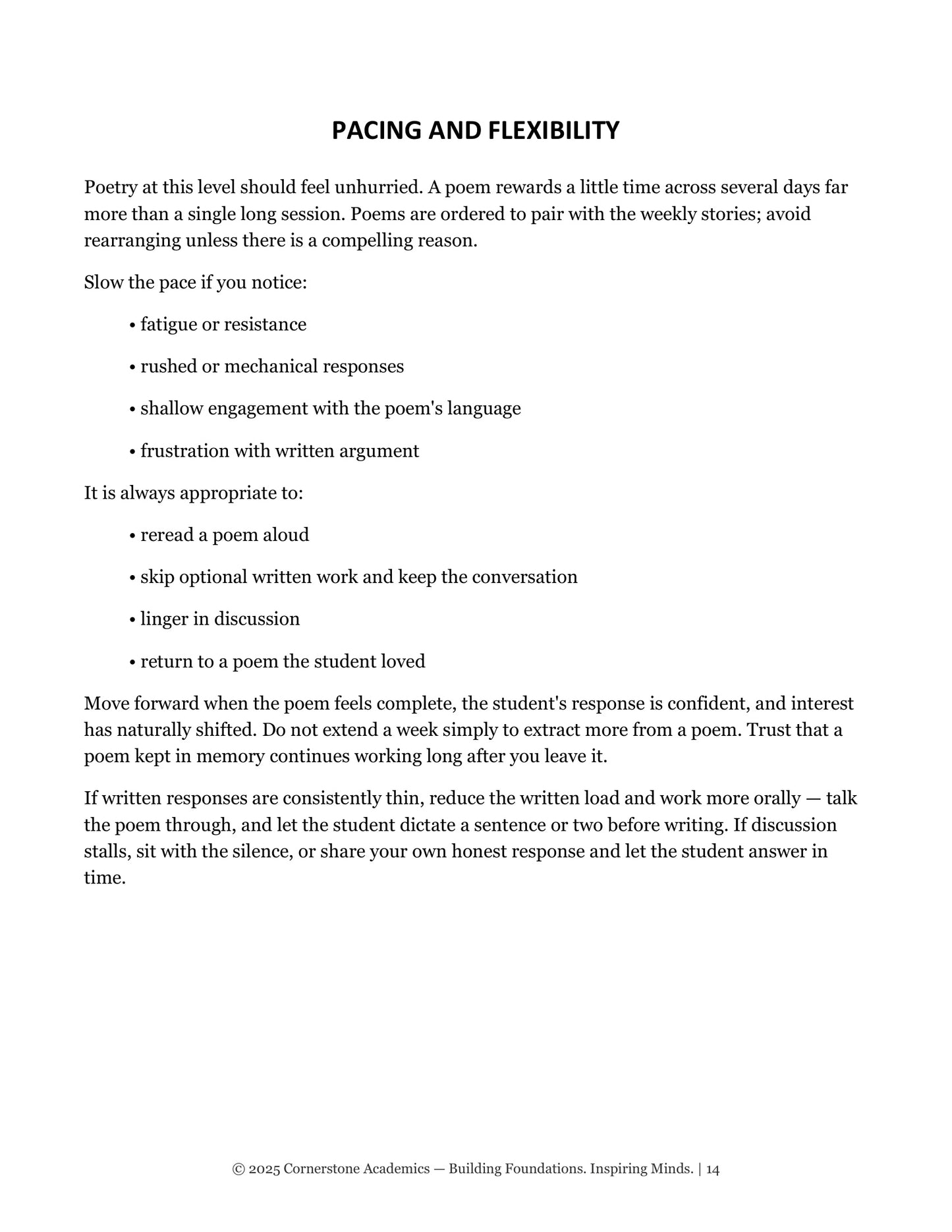 Vanguard Literature Grade 6 — Teacher's Edition Set | Cornerstone Academics