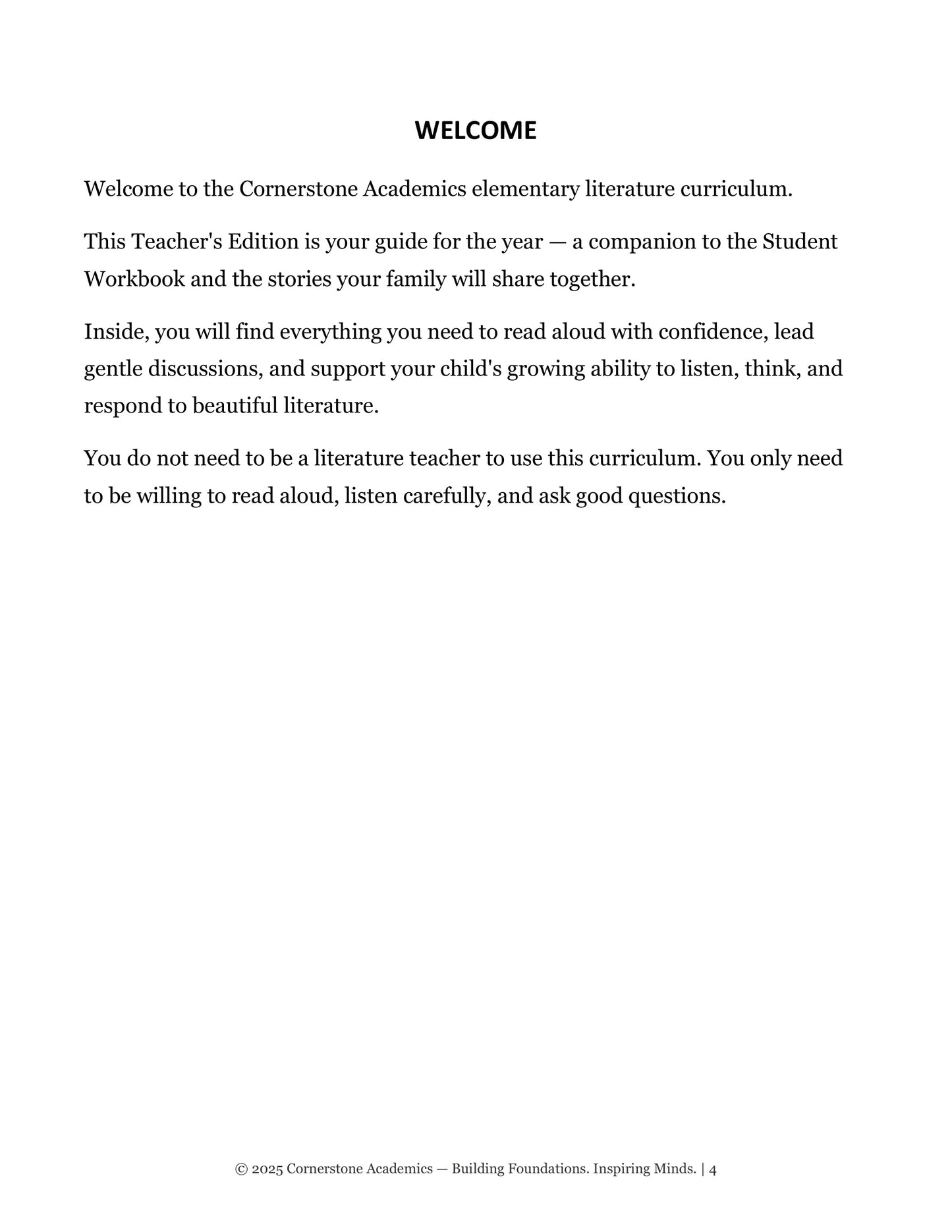 Vanguard Literature Grade 5 — Teacher's Edition Set | Cornerstone Academics