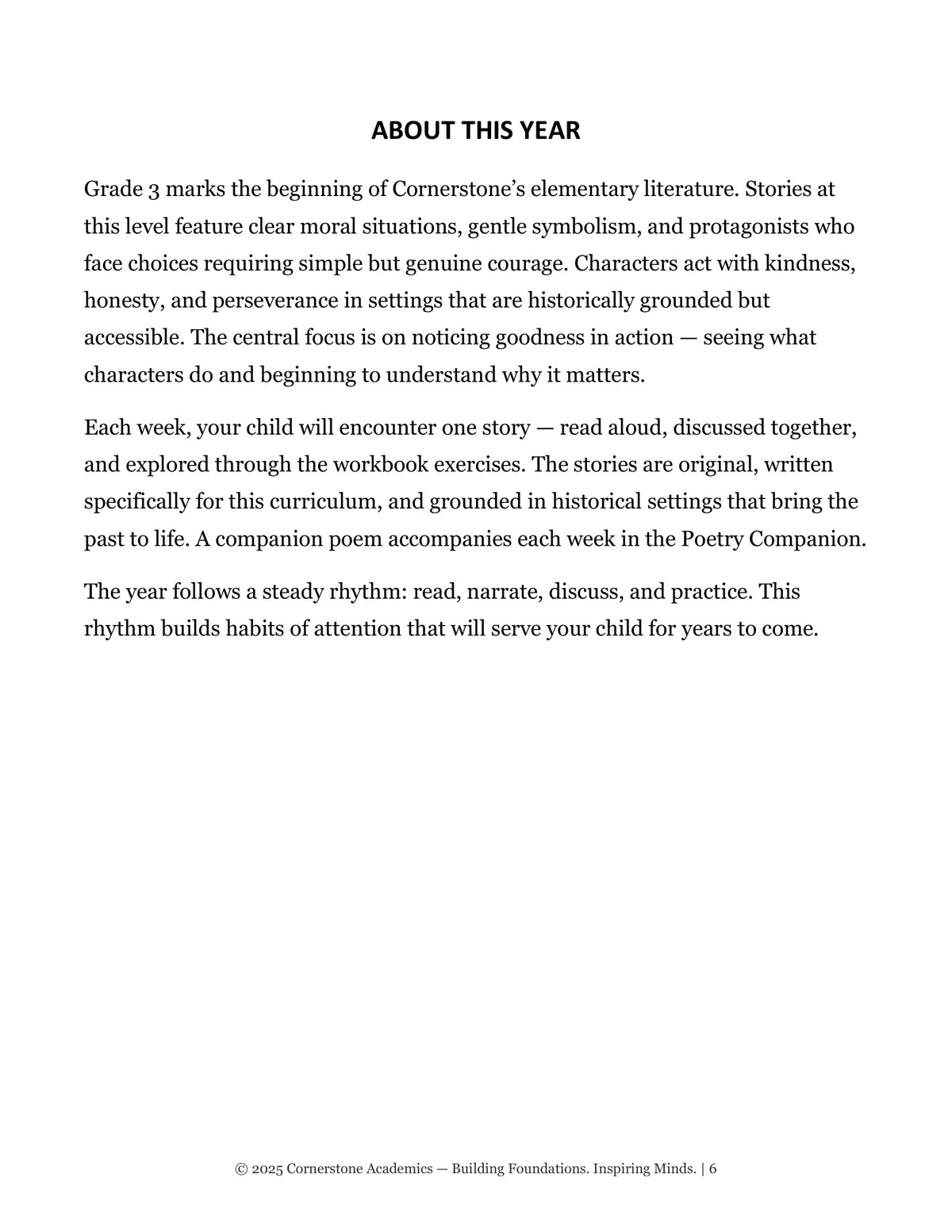 Sample page 9 from Grade 3 Literature Curriculum Bundle, Grade 3 homeschool curriculum