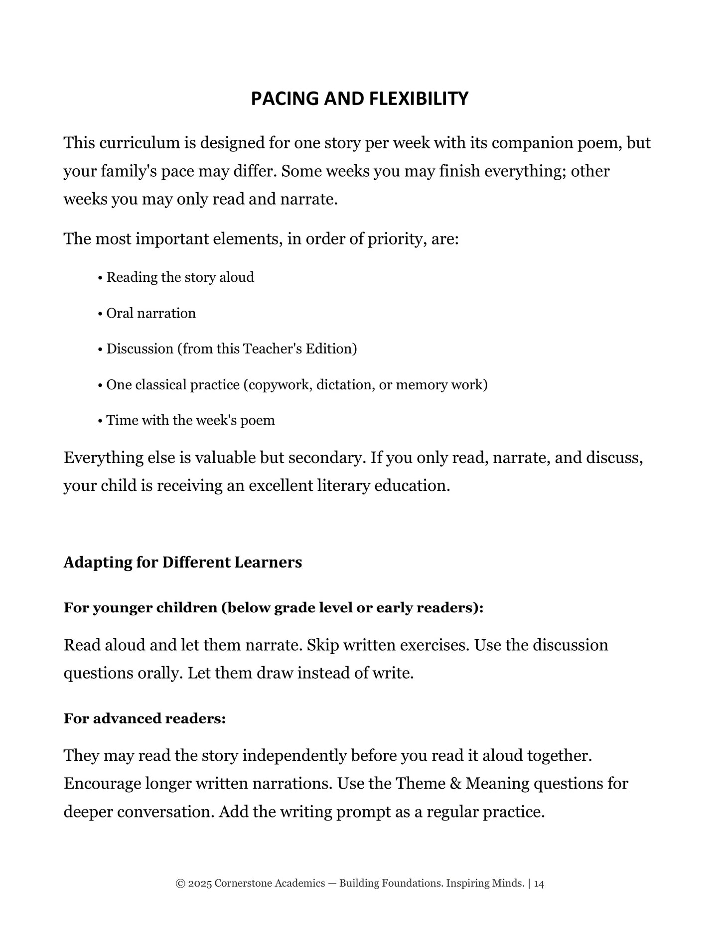 Vanguard Literature Grade 5 — Teacher's Edition Set | Cornerstone Academics