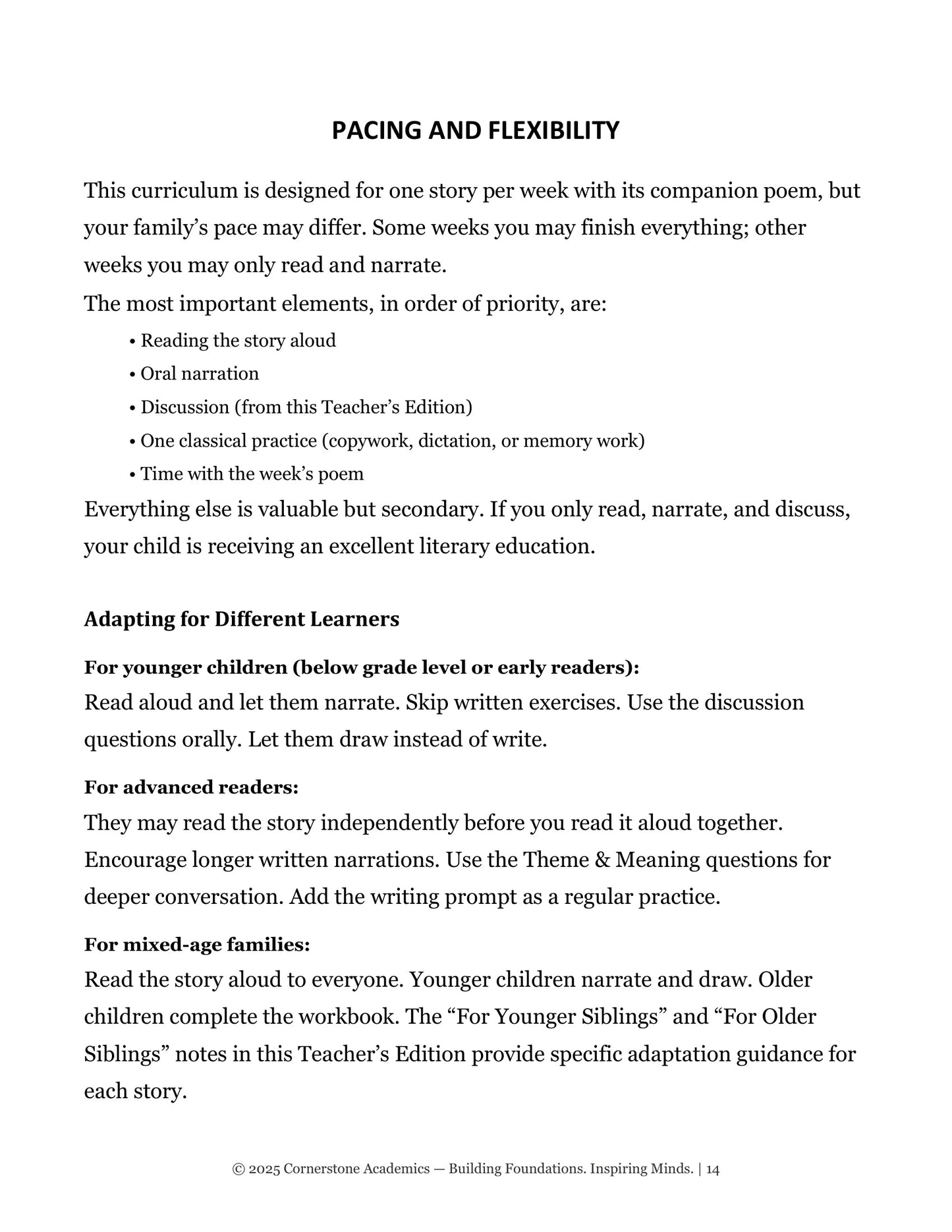 Sample page 10 from Grade 4 Literature Teacher's Edition Set, Grade 4 homeschool curriculum