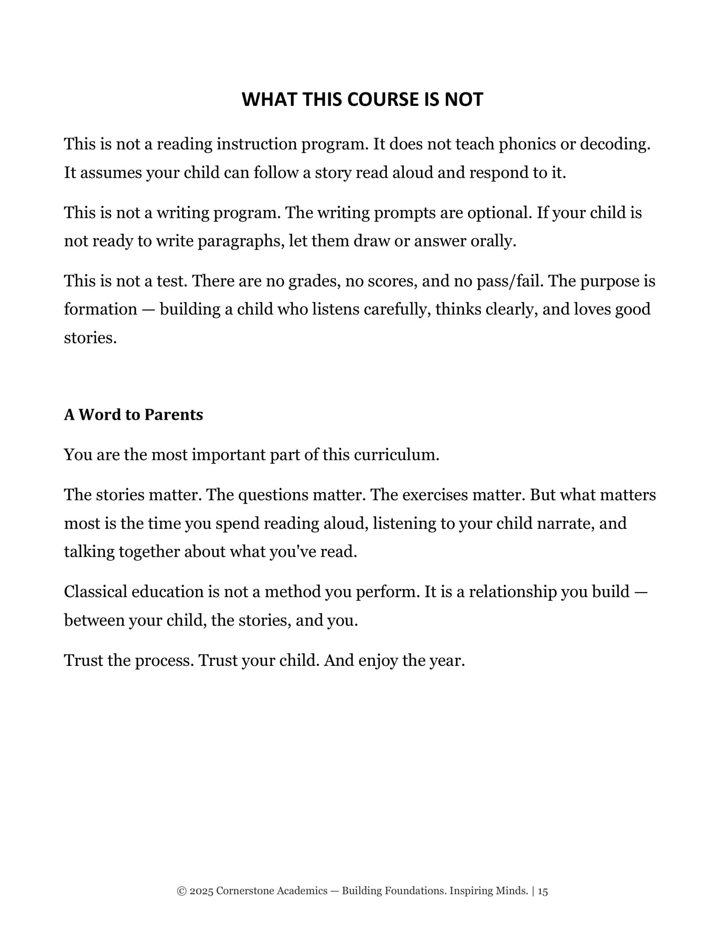 Vanguard Literature Grade 3 — Teacher's Edition Set | Cornerstone Academics