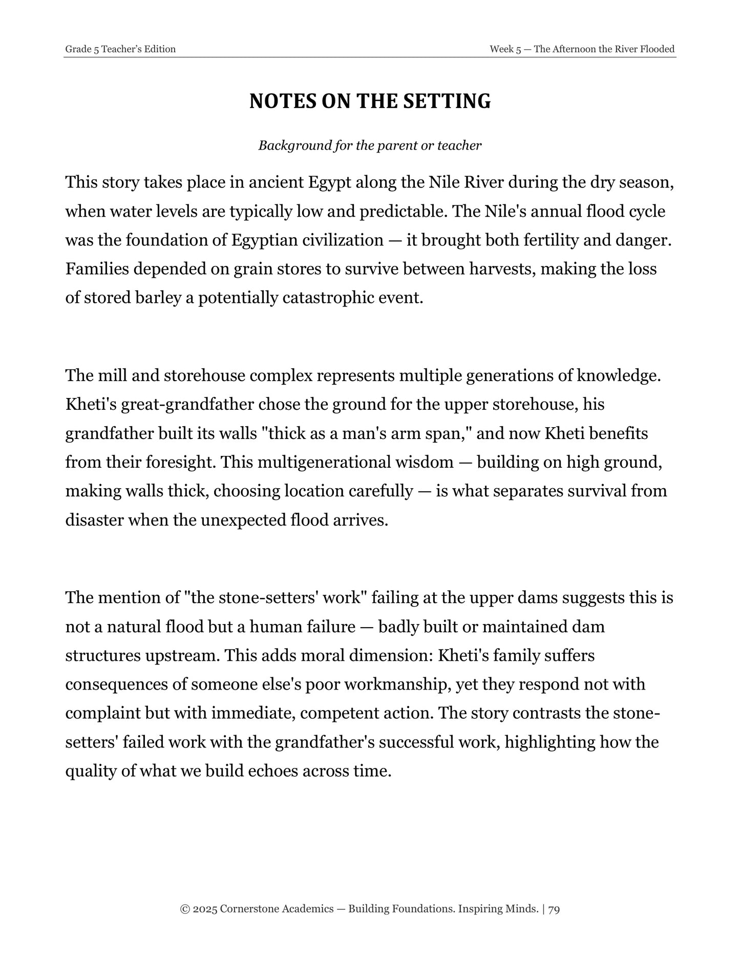 Vanguard Literature Grade 5 — Teacher's Edition Set | Cornerstone Academics