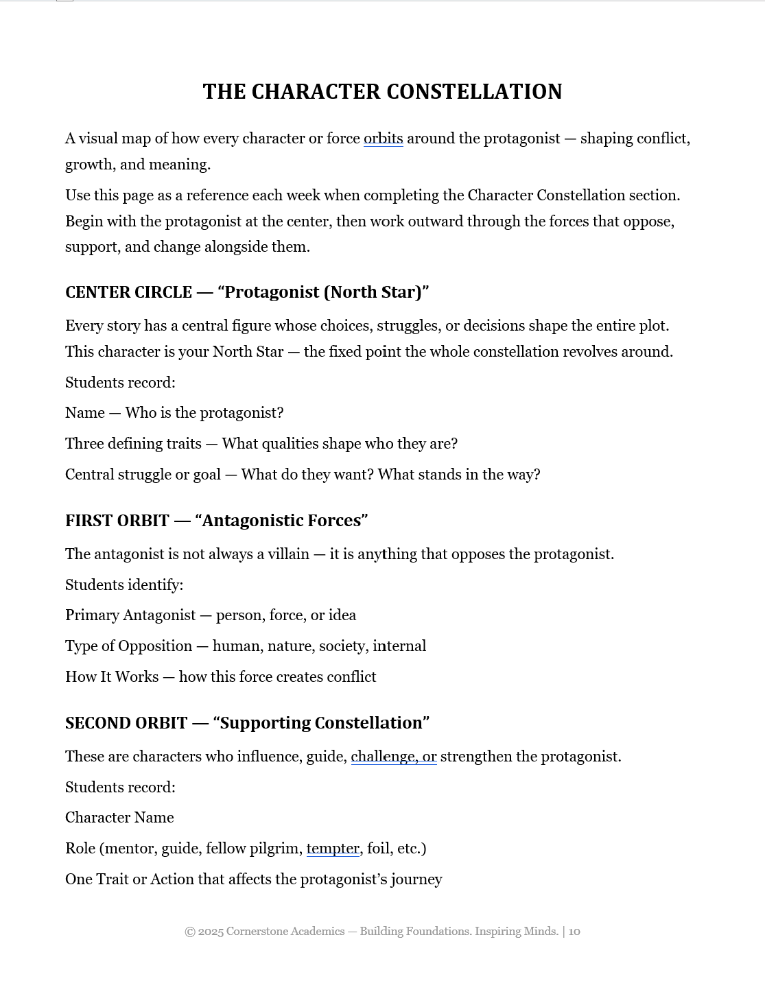 The Ambassador's Pig | Grade 9 Classical Literature Packet | Cornerstone Academics