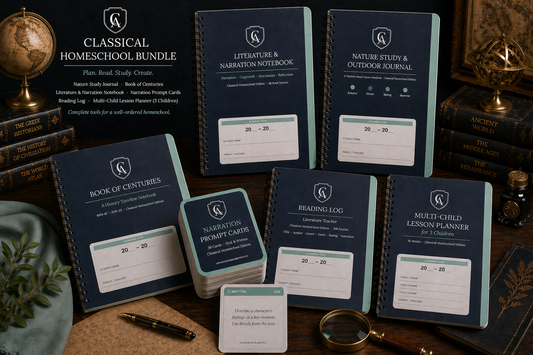 Multi-Child Classical Toolkit — For 3 Students | Complete Planning and Literature Bundle