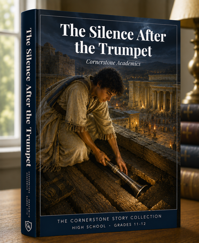 Front cover of The Silence After the Trumpet, a Grades 9-12 novel from Cornerstone Academics