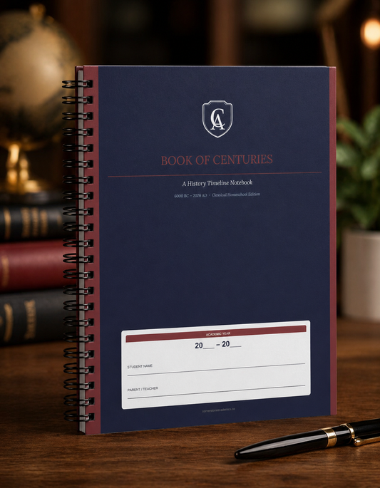 Cornerstone Academics Book of Centuries – Classical Homeschool History Timeline Notebook (Free)