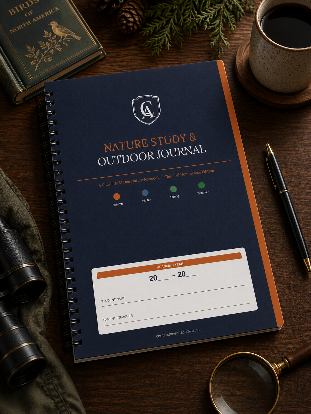 Cornerstone Academics Nature Study & Outdoor Journal – Charlotte Mason Edition