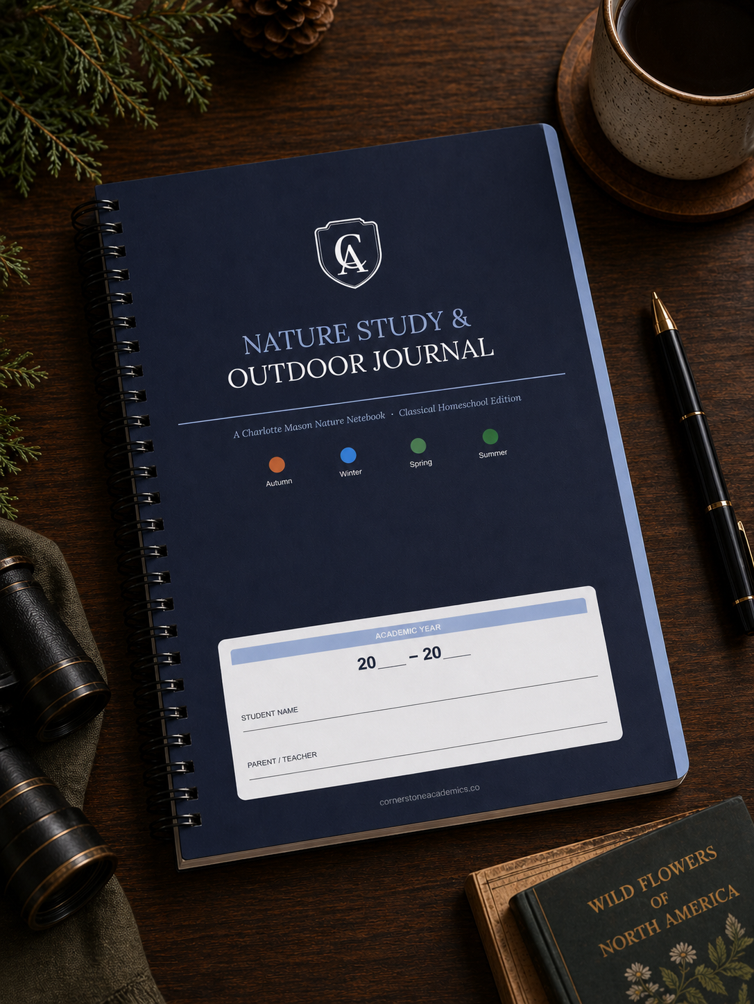Cornerstone Academics Nature Study & Outdoor Journal – Charlotte Mason Edition