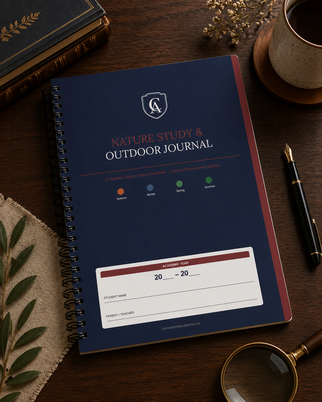 Cornerstone Academics Nature Study & Outdoor Journal – Charlotte Mason Edition