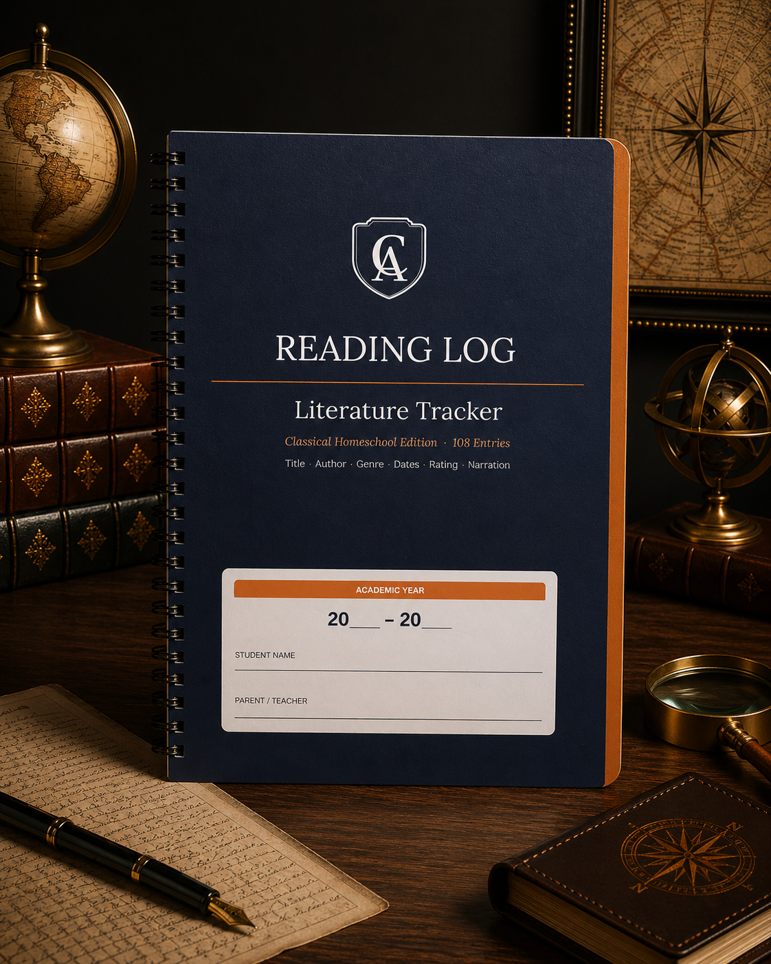 Cornerstone Academics Reading Log – Classical Homeschool Edition