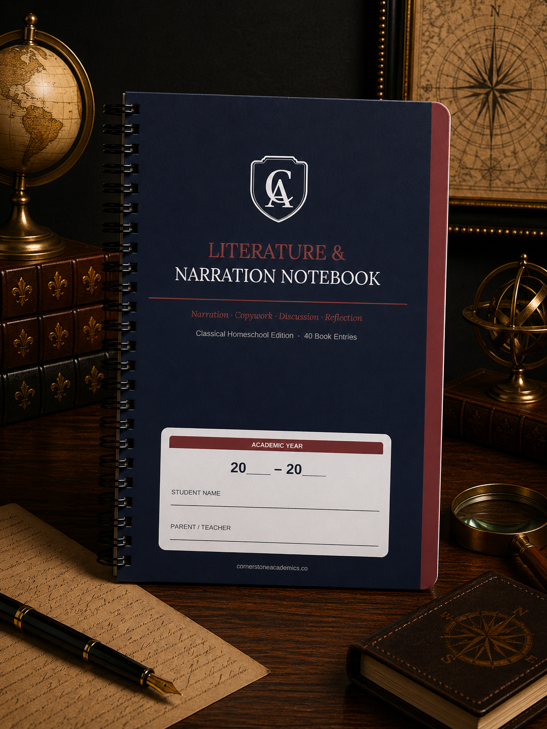 Cornerstone Academics Literature & Narration Notebook – Classical Homeschool Edition (Free)