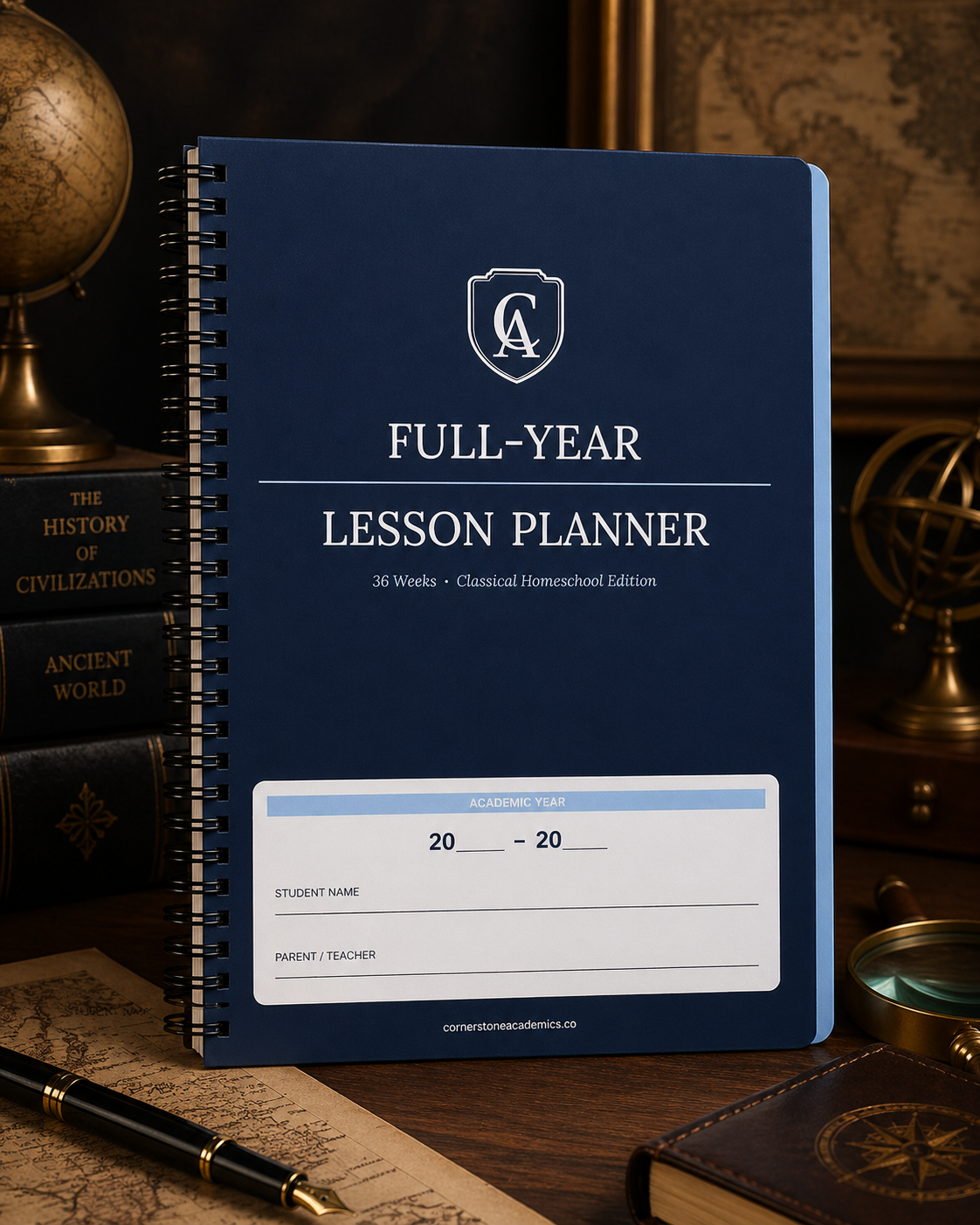 Cornerstone Academics Full-Year Lesson Planner – Classical Homeschool Edition