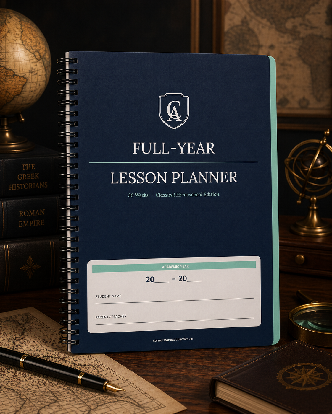 Cornerstone Academics Full-Year Lesson Planner – Classical Homeschool Edition
