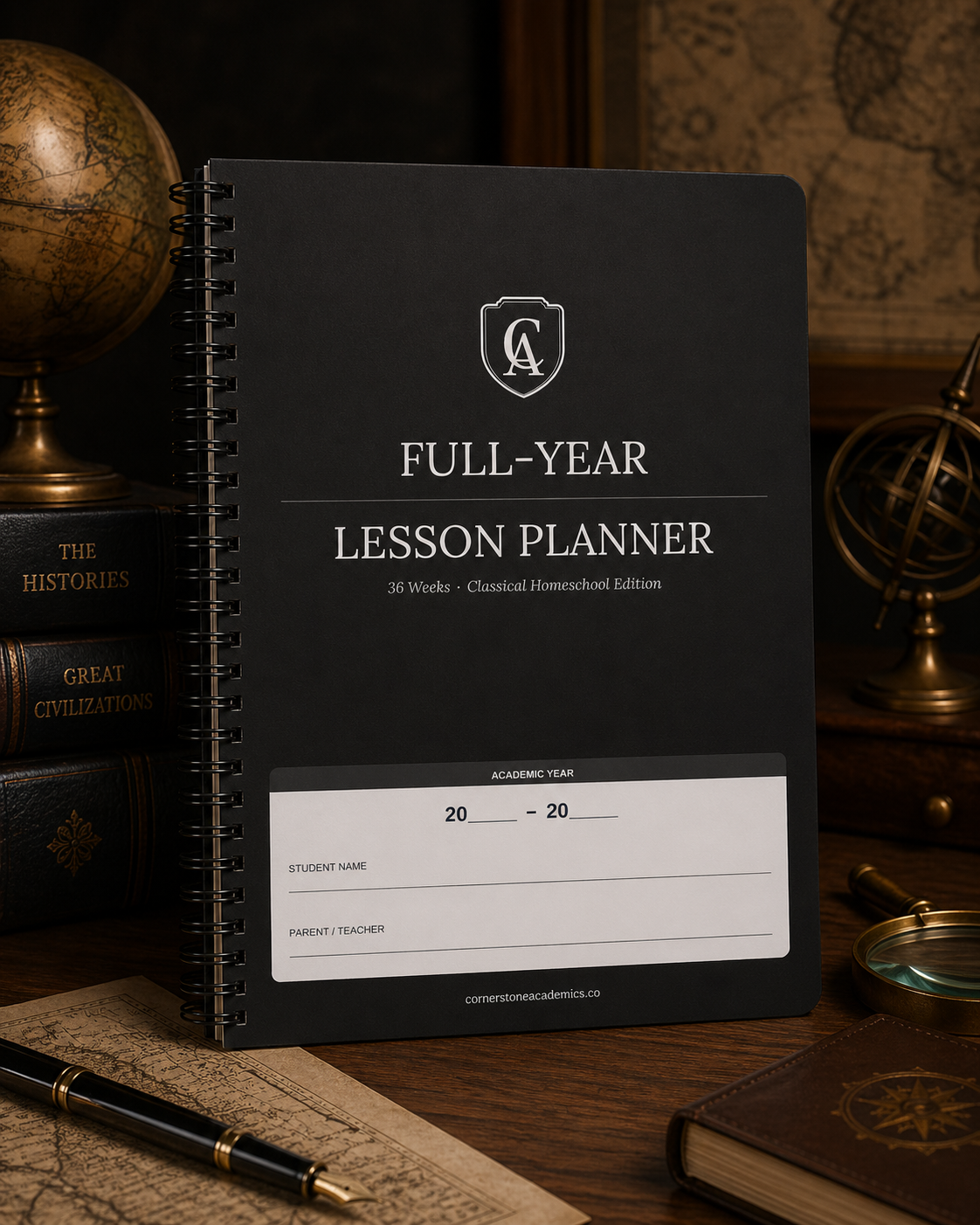 Cornerstone Academics Full-Year Lesson Planner – Classical Homeschool Edition